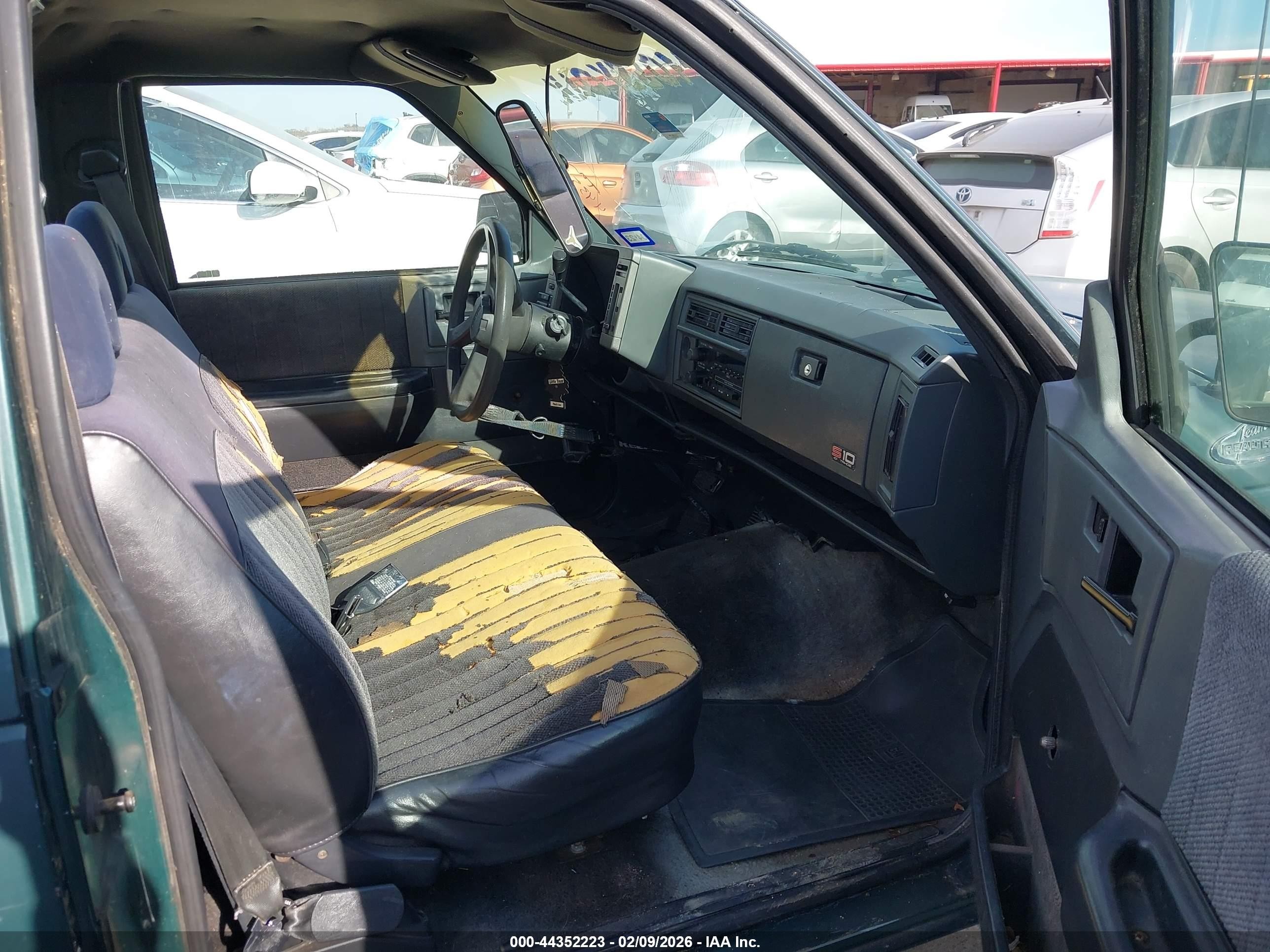 1993 Chevrolet S Truck S10 Green vin: 1GCCS14Z3P0146716