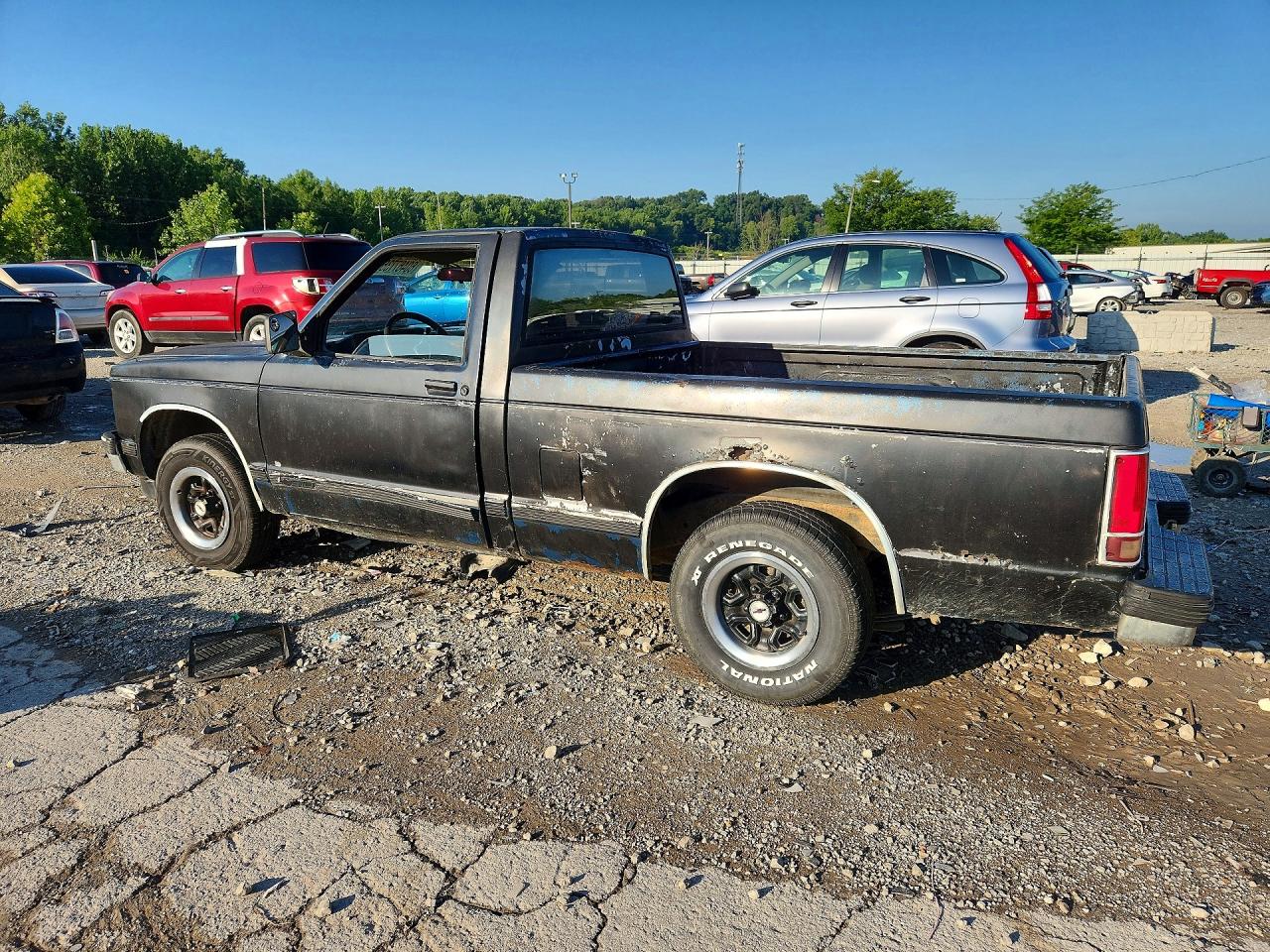 1991 Chevrolet S Truck S10 Black vin: 1GCCS14Z4M0149040