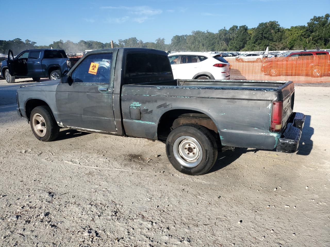 1991 Chevrolet S Truck S10 Gray vin: 1GCCS14Z4M8260205