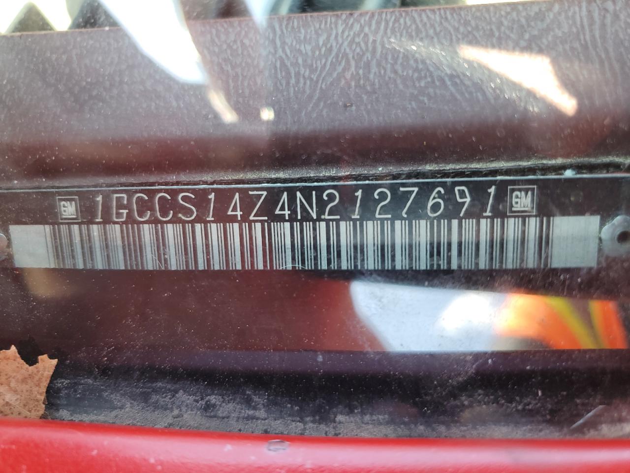 1992 Chevrolet S Truck S10 Two Tone vin: 1GCCS14Z4N2127691