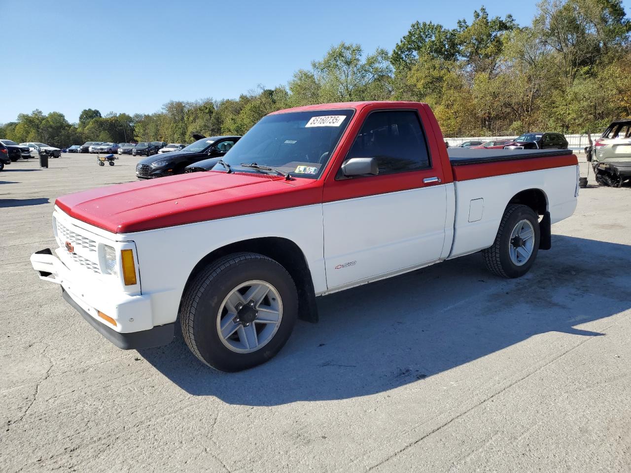 1992 Chevrolet S Truck S10 Two Tone vin: 1GCCS14Z4N2127691