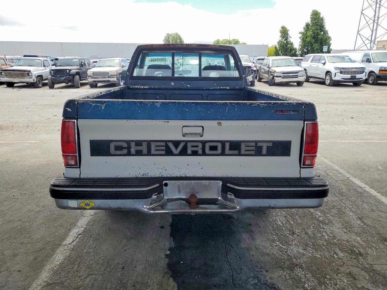 1992 Chevrolet S Truck S10 Blue vin: 1GCCS14Z4N8159862