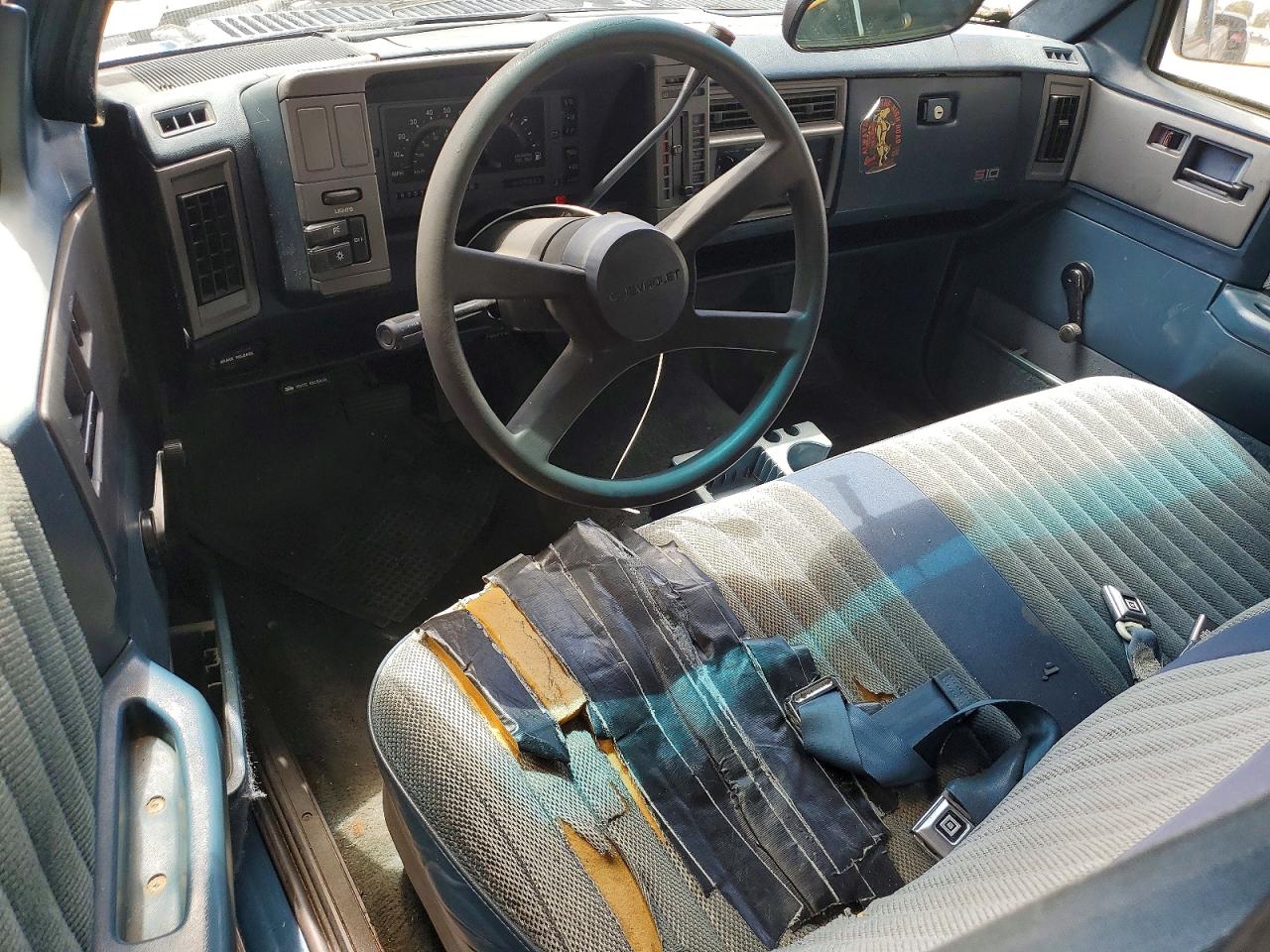 1992 Chevrolet S Truck S10 Blue vin: 1GCCS14Z4N8159862