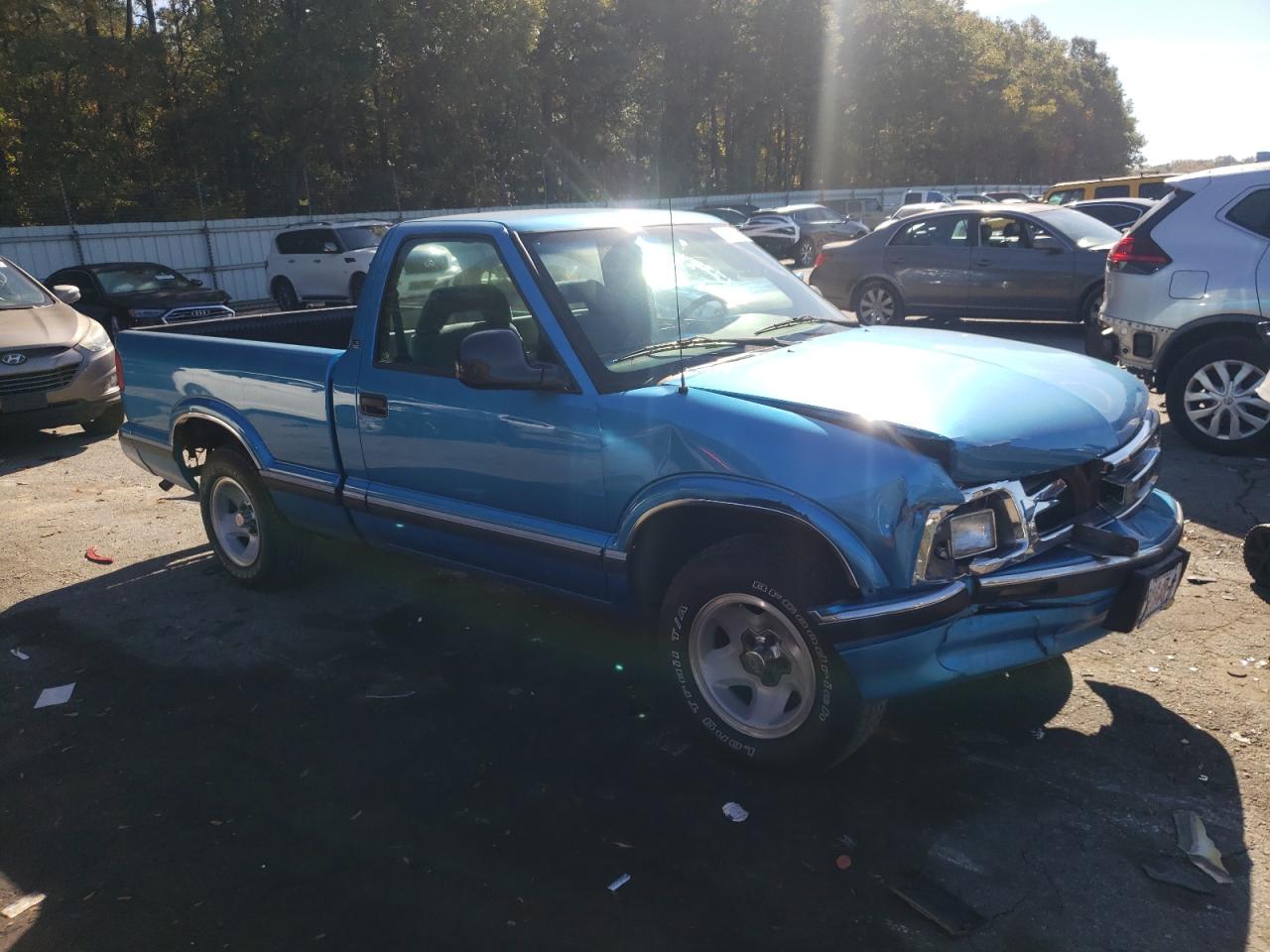 1995 Chevrolet S Truck S10 Blue vin: 1GCCS14Z4S8134973