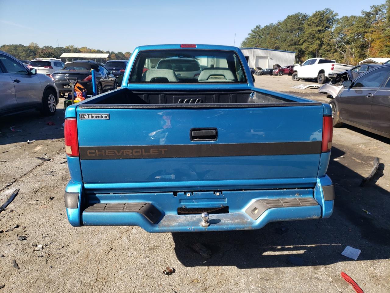 1995 Chevrolet S Truck S10 Blue vin: 1GCCS14Z4S8134973