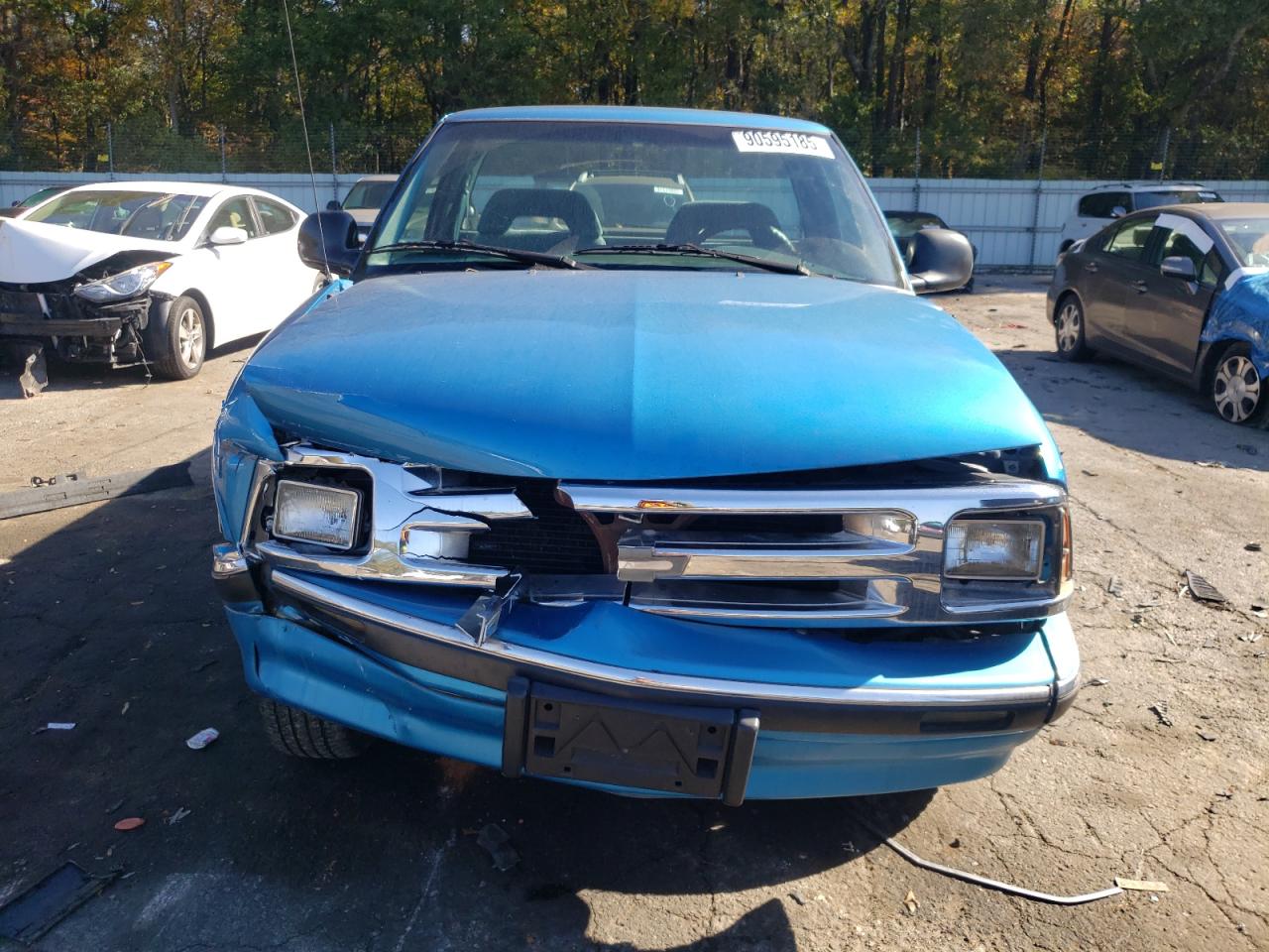 1995 Chevrolet S Truck S10 Blue vin: 1GCCS14Z4S8134973