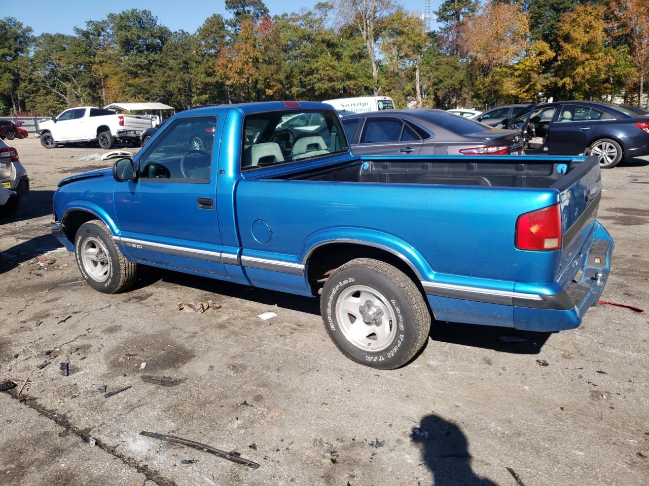 1995 Chevrolet S Truck S10 Blue vin: 1GCCS14Z4S8134973