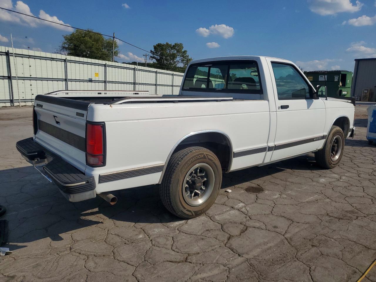 1993 Chevrolet S Truck S10 White vin: 1GCCS14Z5P0141288