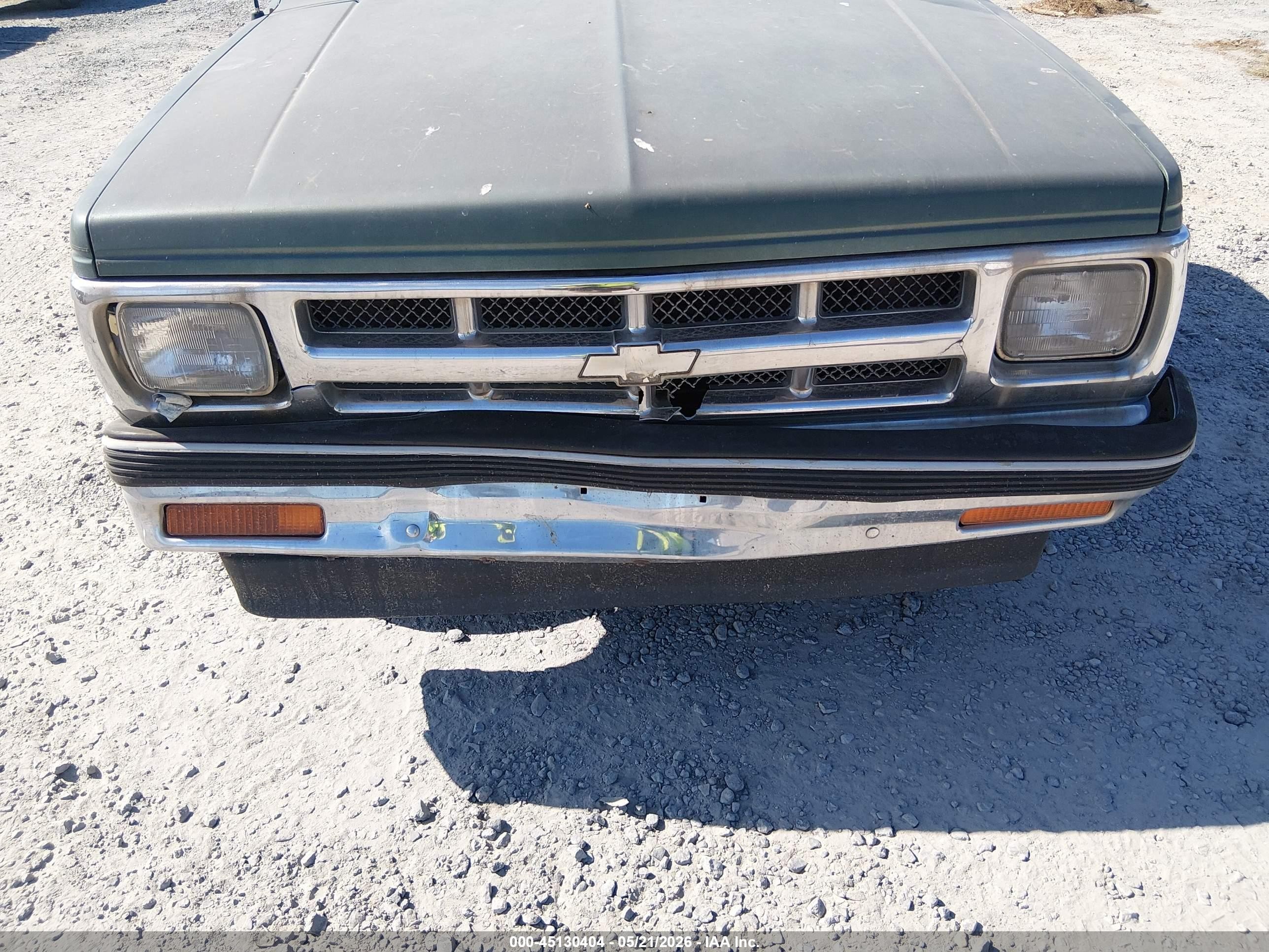 1993 Chevrolet S Truck S10 Green vin: 1GCCS14Z5P0154204