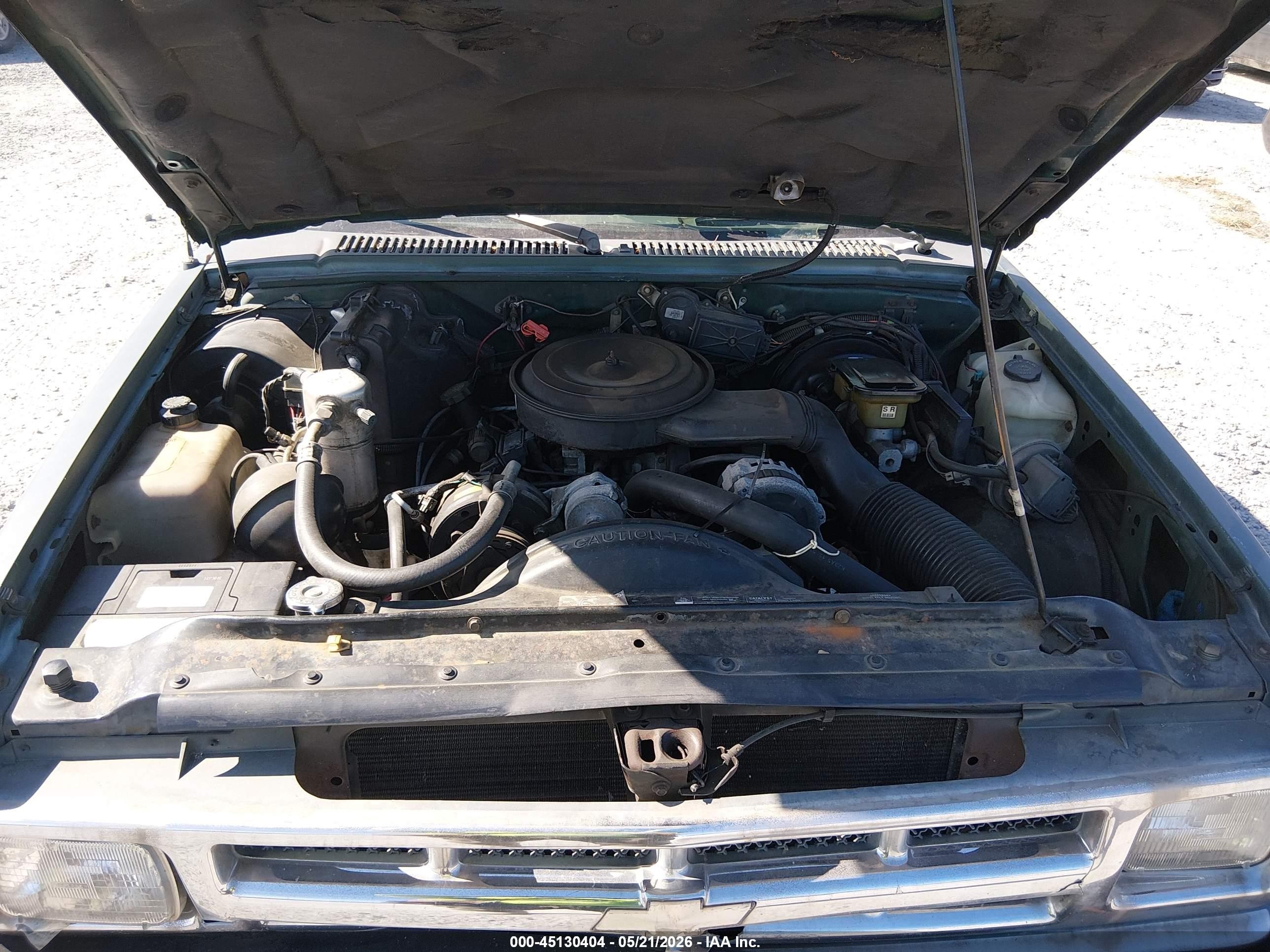 1993 Chevrolet S Truck S10 Green vin: 1GCCS14Z5P0154204