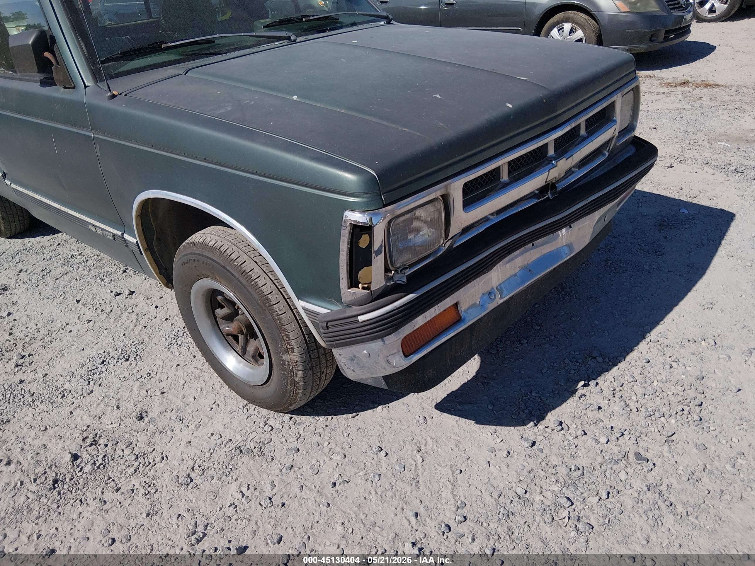 1993 Chevrolet S Truck S10 Green vin: 1GCCS14Z5P0154204