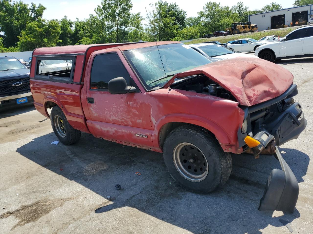 1995 Chevrolet S Truck S10 Red vin: 1GCCS14Z5S8211561