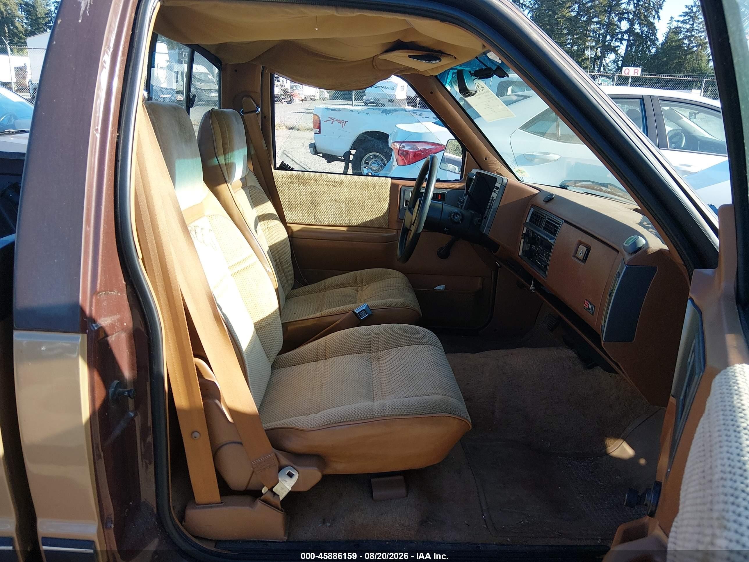 1989 Chevrolet S Truck S10 Brown vin: 1GCCS14Z6K8126292