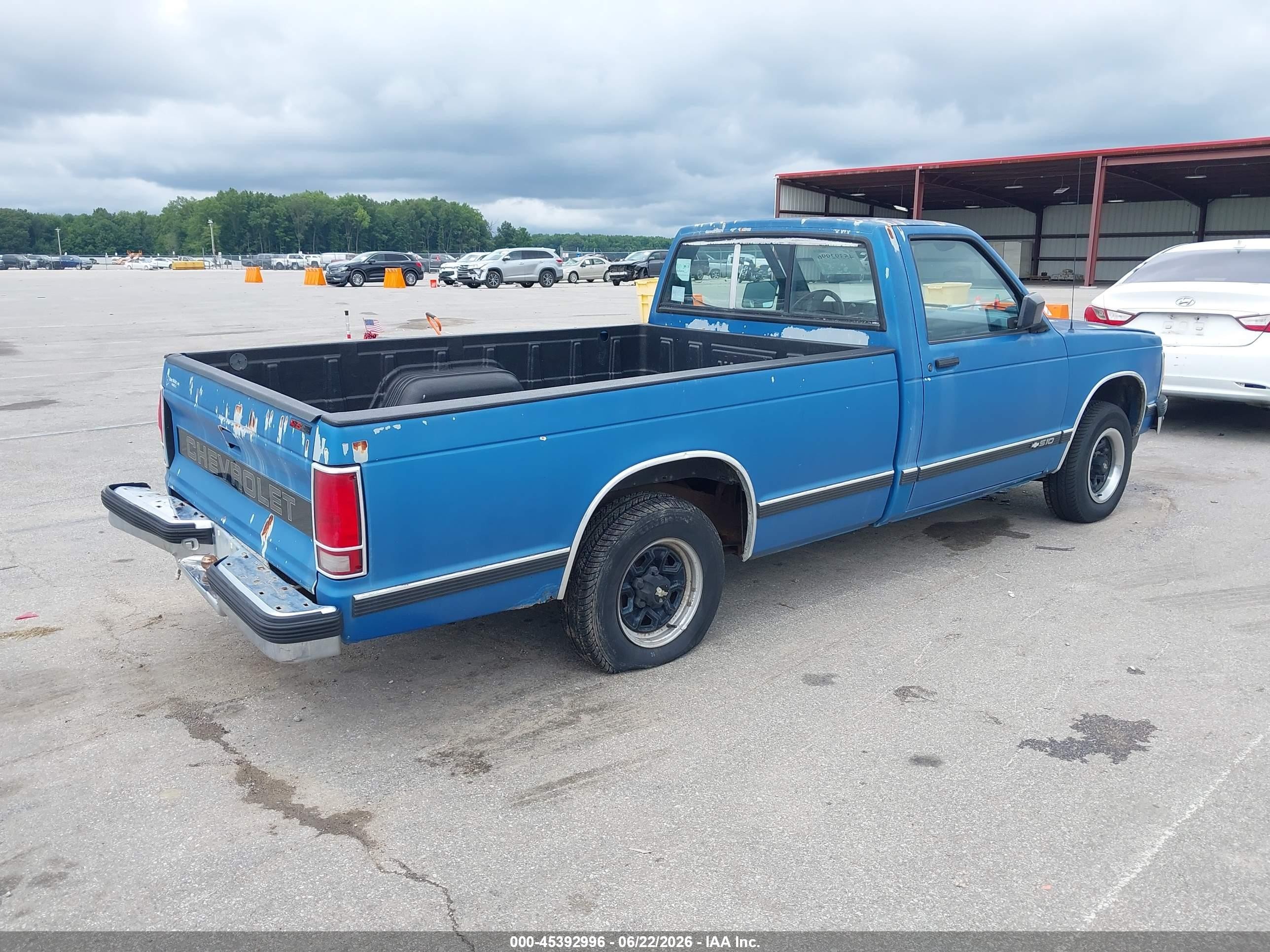 1991 Chevrolet S Truck S10 Синий vin: 1GCCS14Z6M2296237