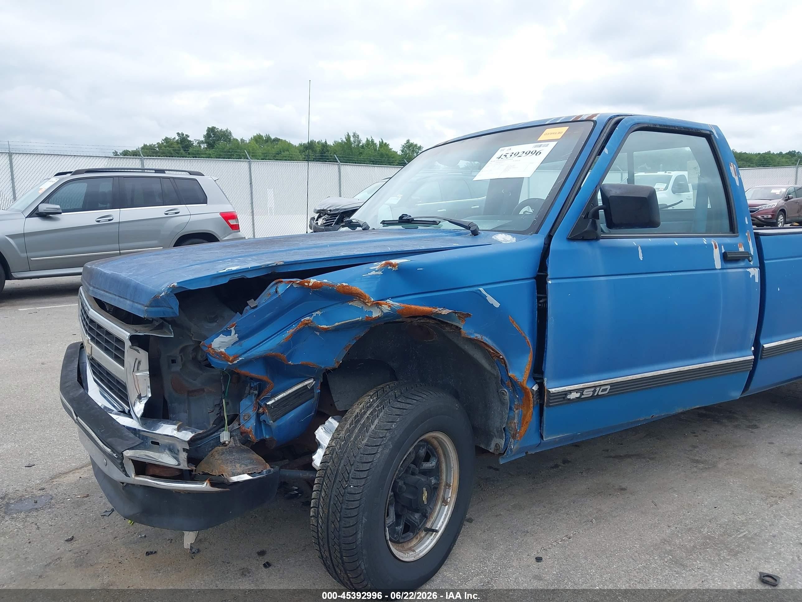 1991 Chevrolet S Truck S10 Синий vin: 1GCCS14Z6M2296237