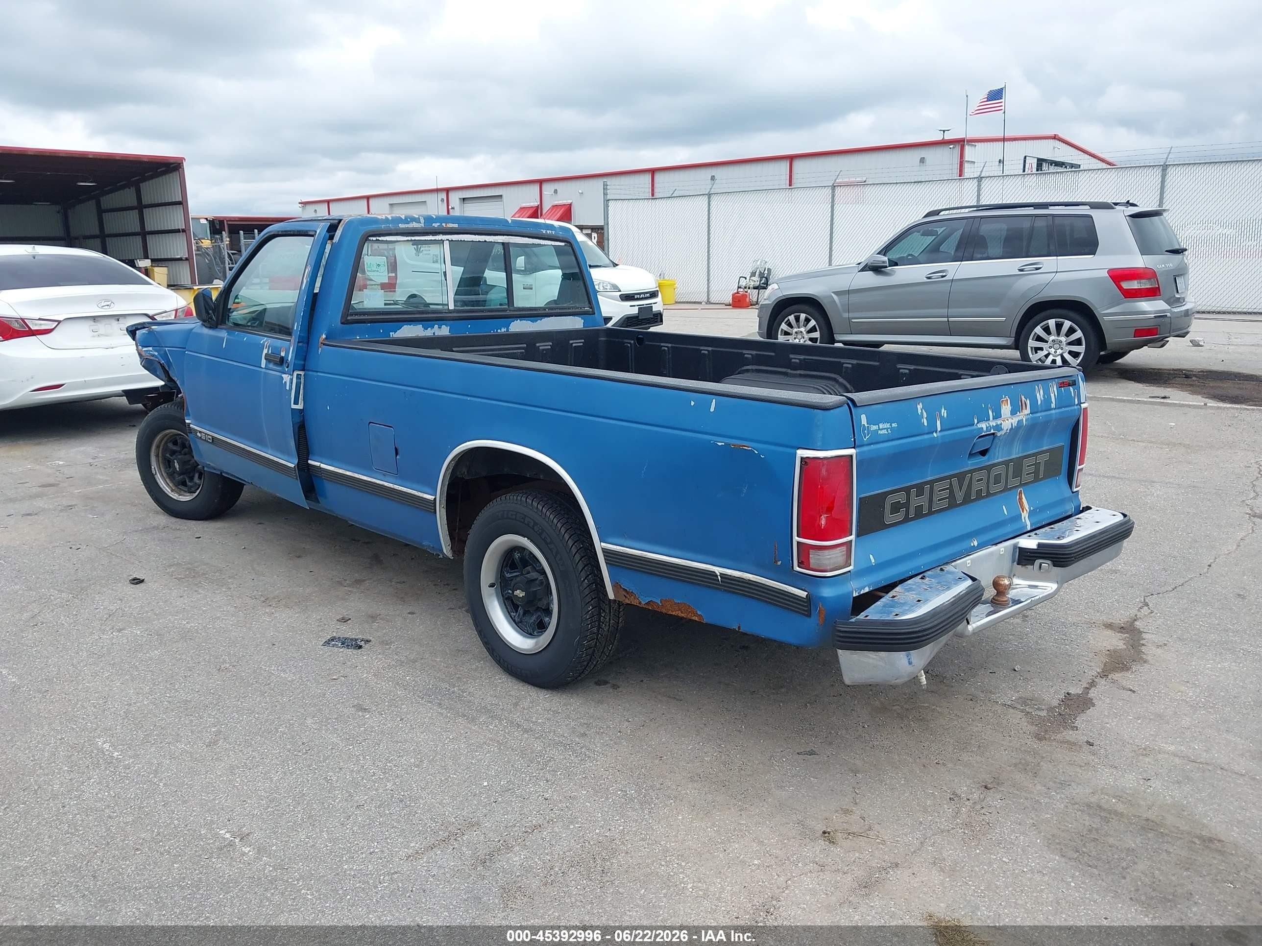 1991 Chevrolet S Truck S10 Синий vin: 1GCCS14Z6M2296237