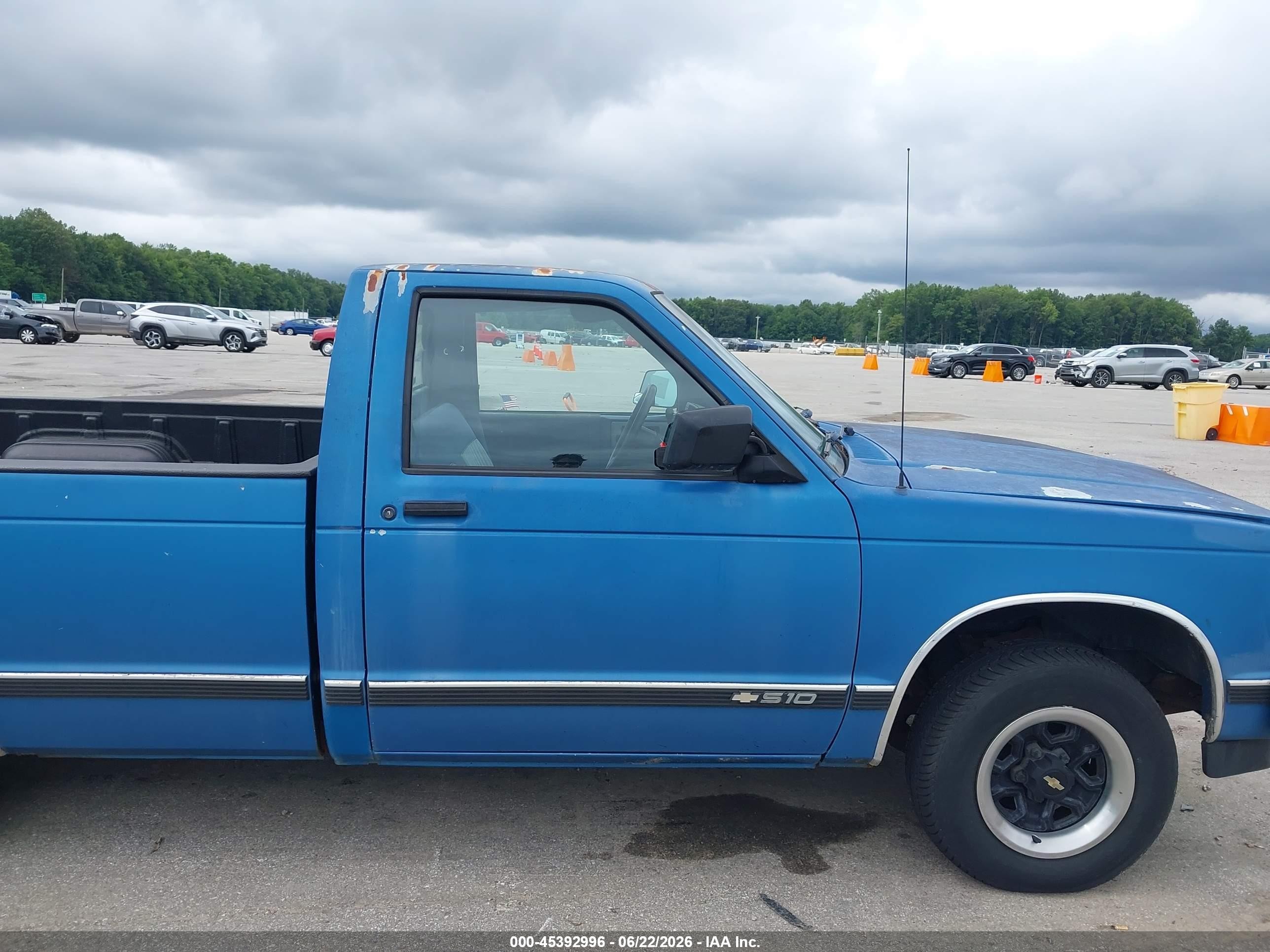 1991 Chevrolet S Truck S10 Синий vin: 1GCCS14Z6M2296237