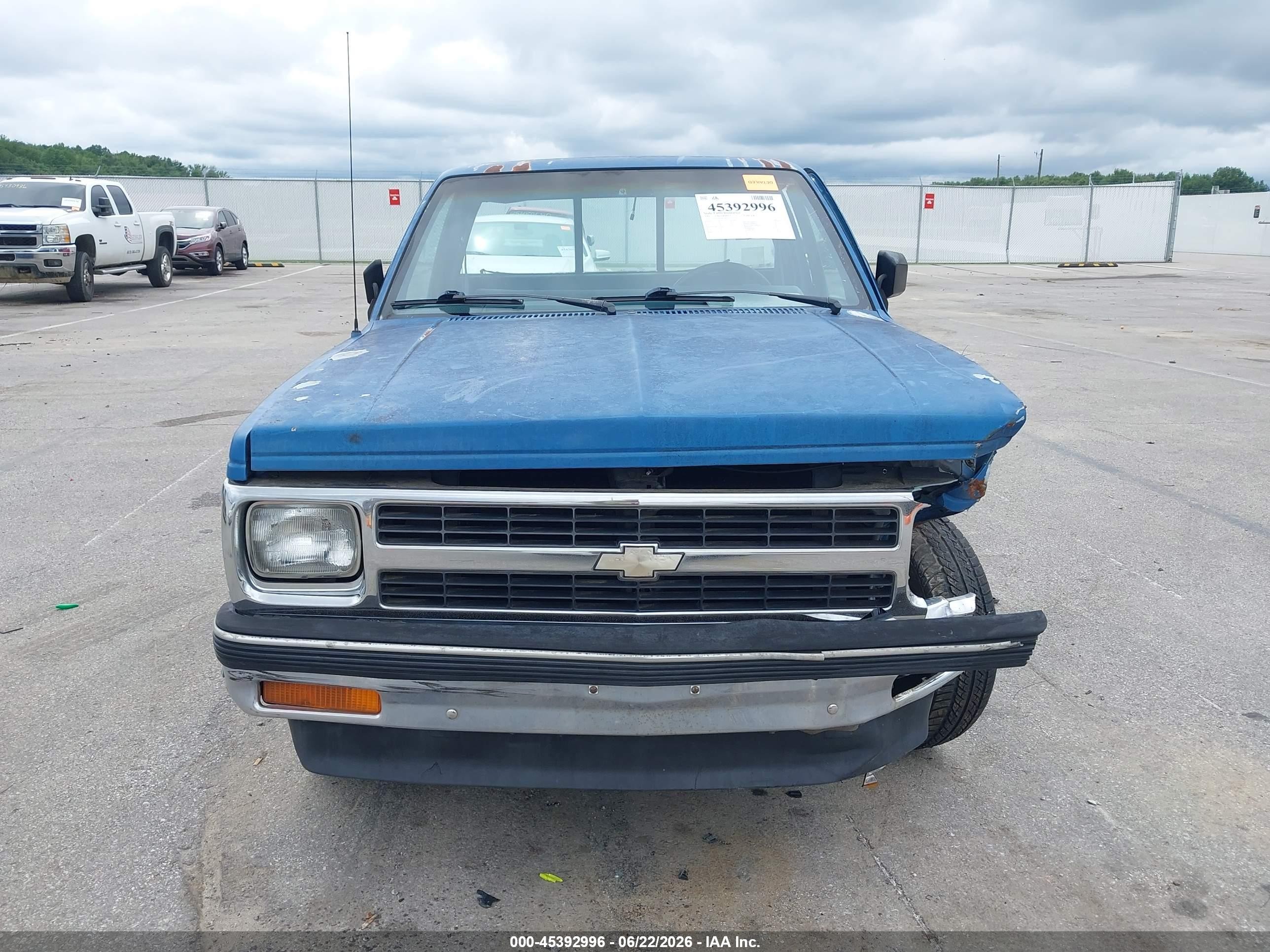 1991 Chevrolet S Truck S10 Синий vin: 1GCCS14Z6M2296237