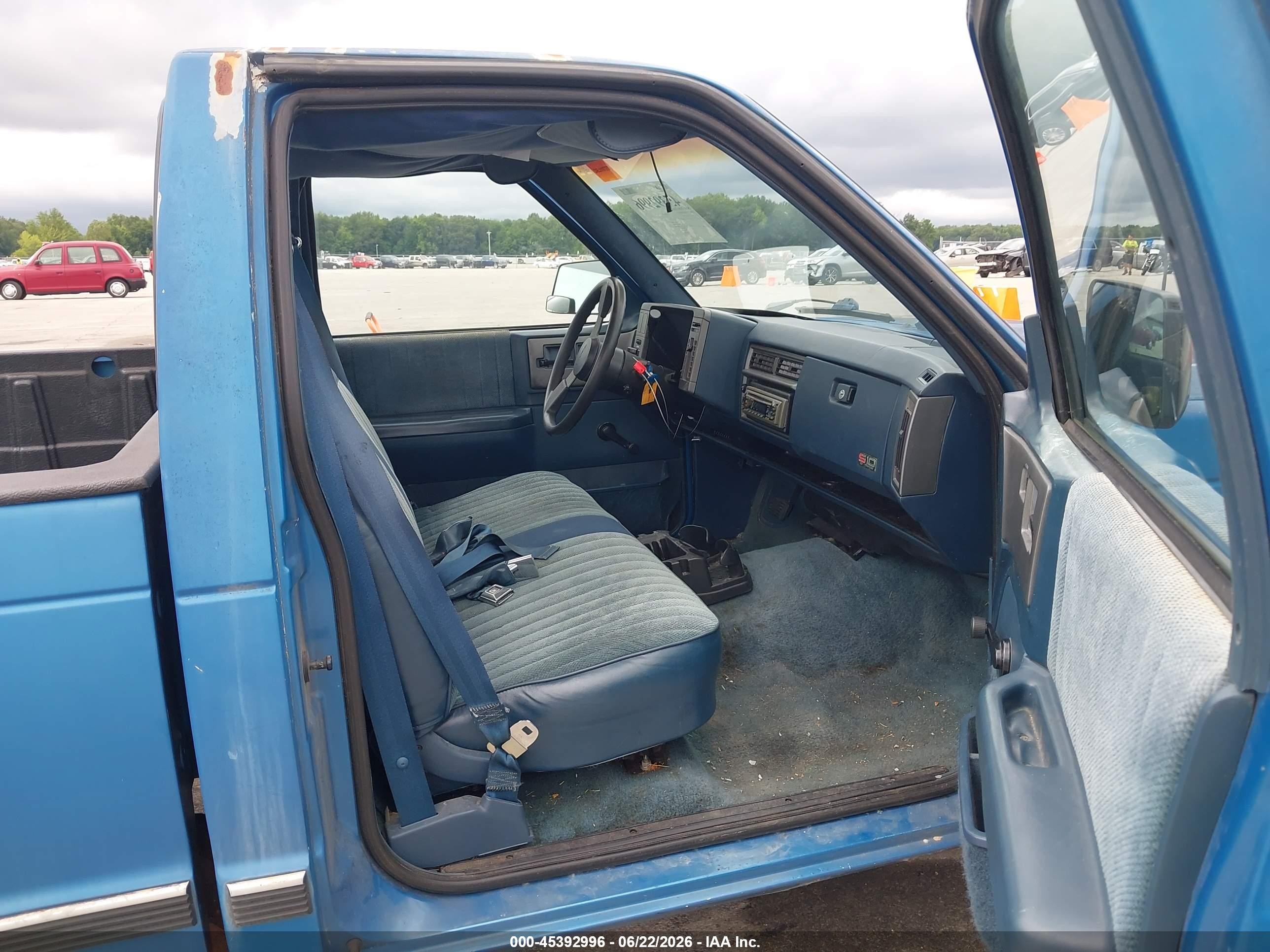 1991 Chevrolet S Truck S10 Синий vin: 1GCCS14Z6M2296237
