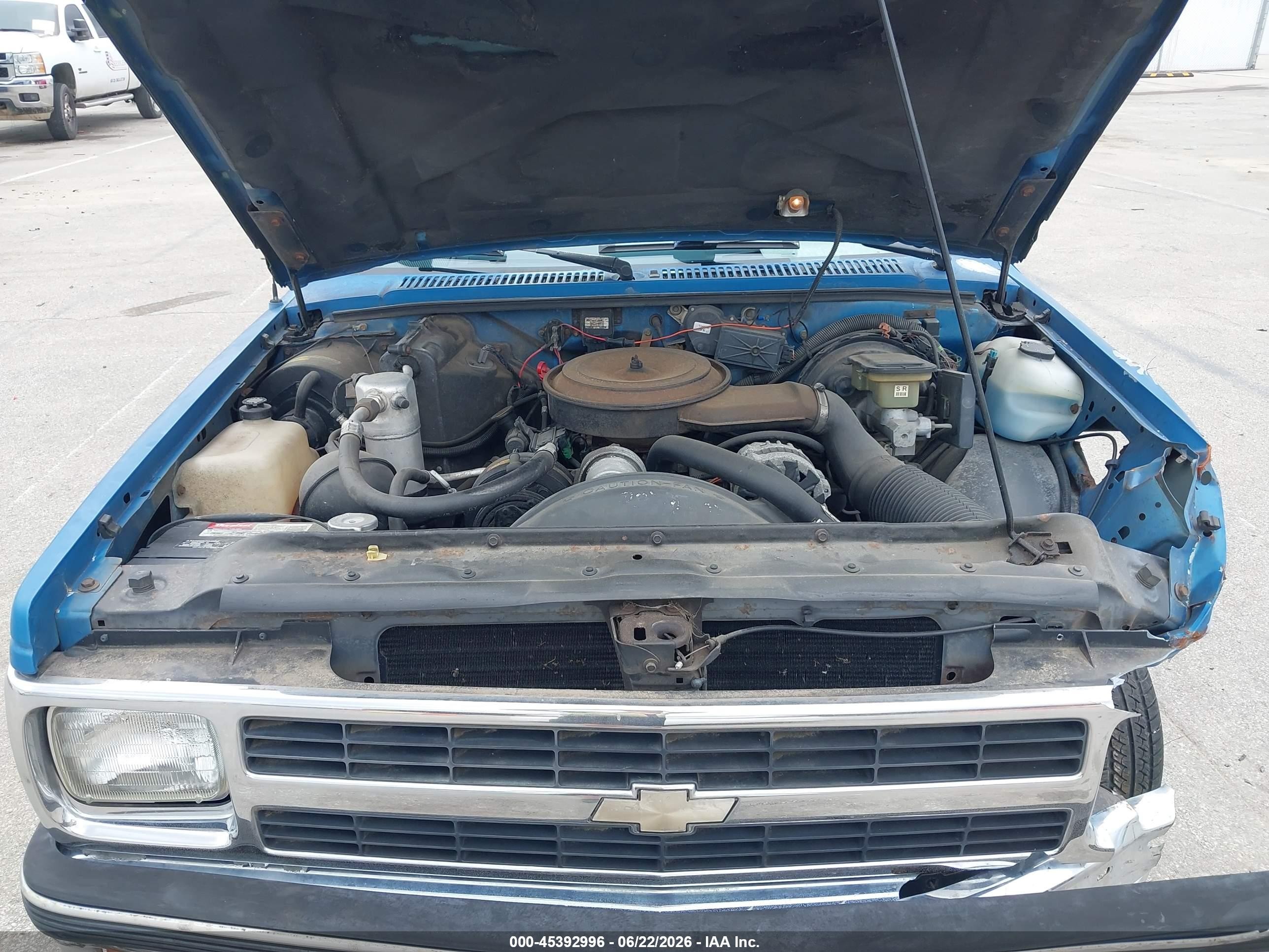 1991 Chevrolet S Truck S10 Синий vin: 1GCCS14Z6M2296237