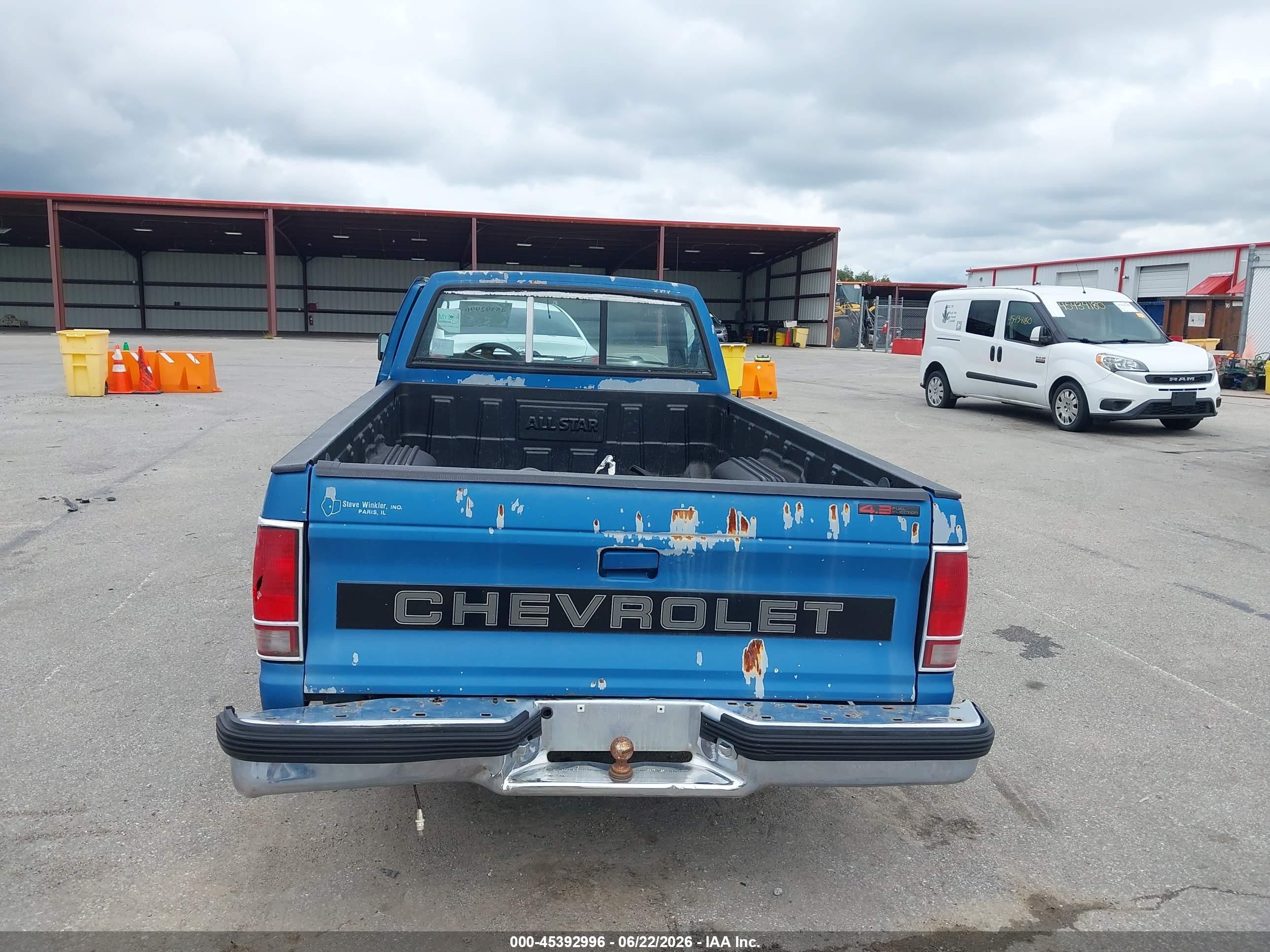 1991 Chevrolet S Truck S10 Синий vin: 1GCCS14Z6M2296237