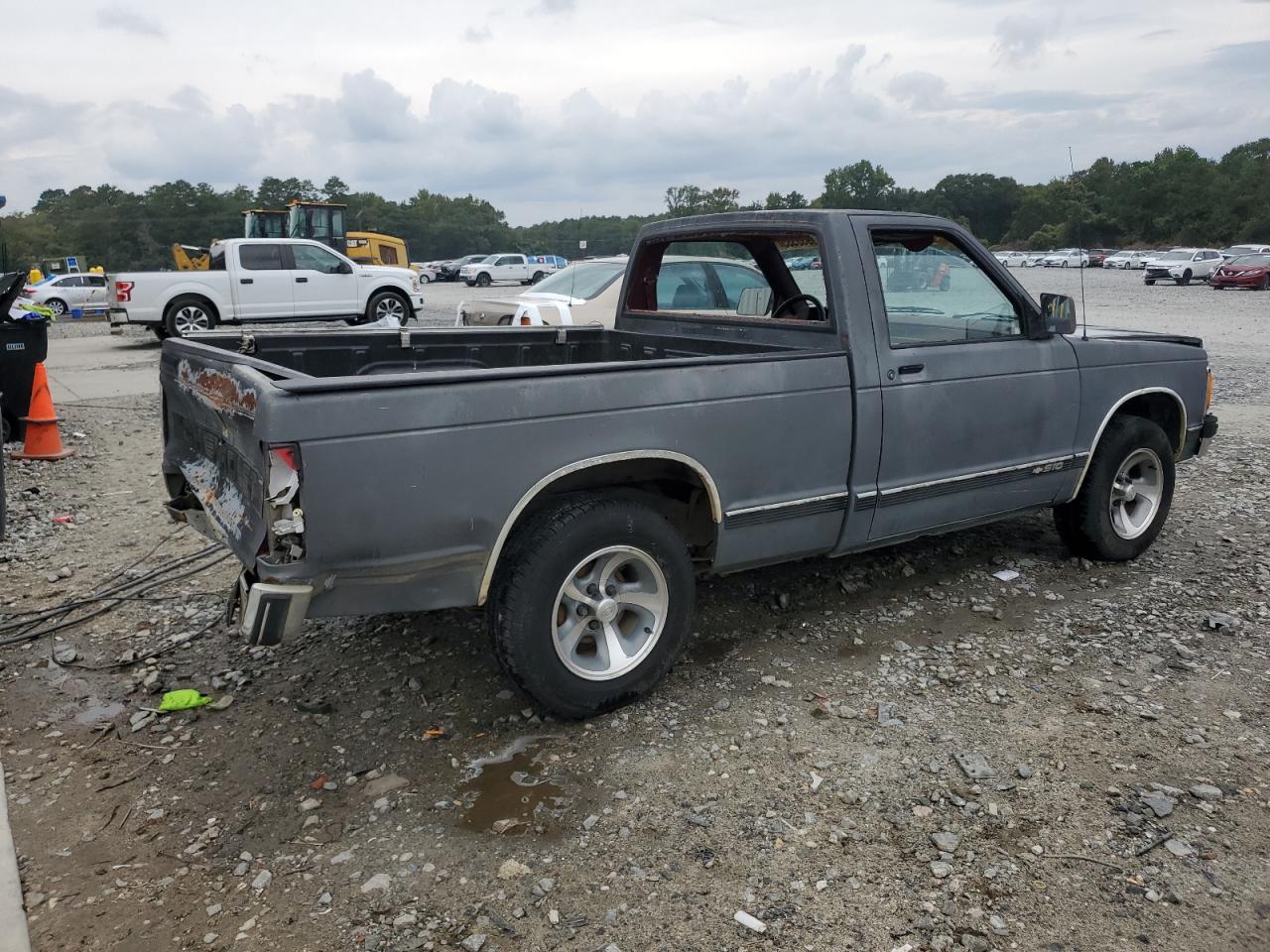 1991 Chevrolet S Truck S10 Gray vin: 1GCCS14Z6M8298129