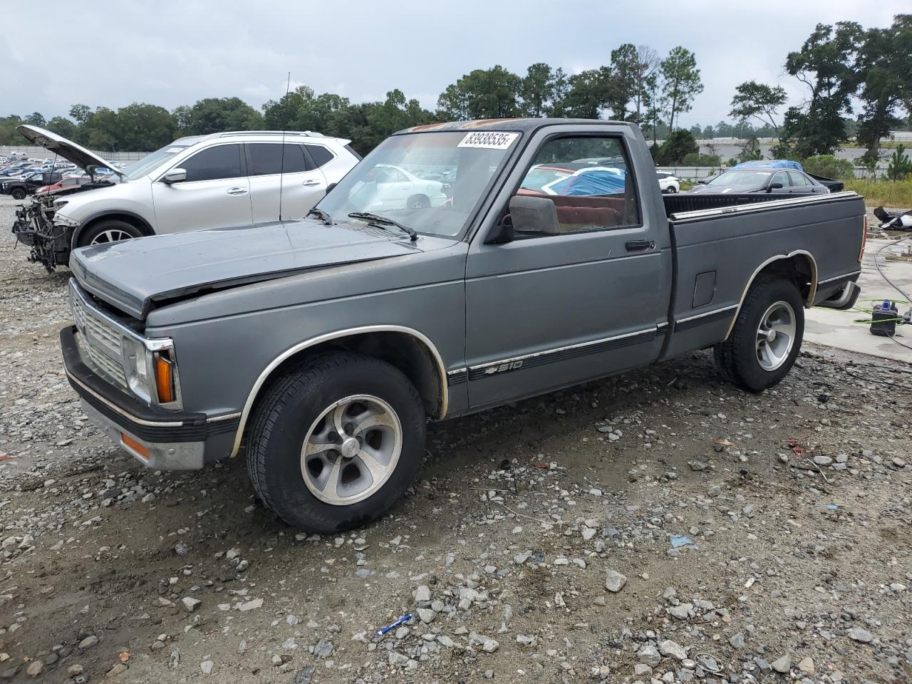 1991 Chevrolet S Truck S10 Gray vin: 1GCCS14Z6M8298129