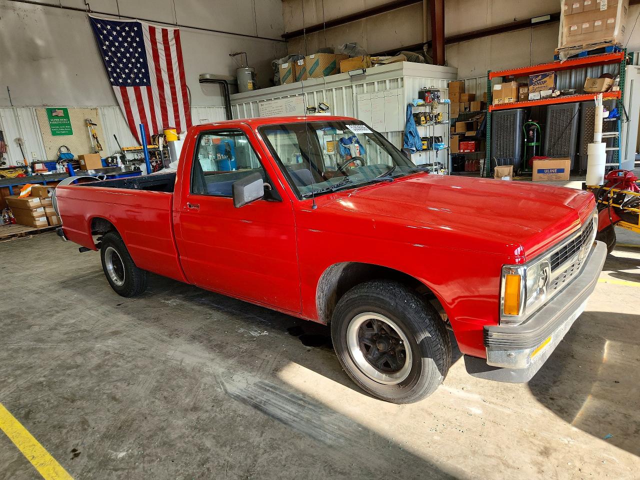 1991 Chevrolet S Truck S10 Red vin: 1GCCS14Z7M0152983