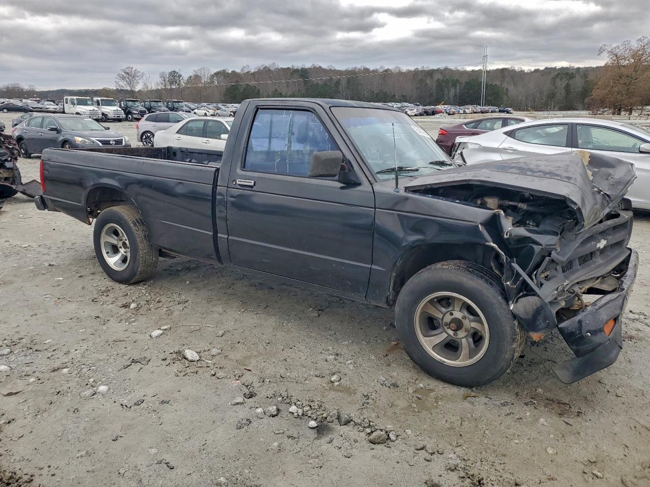 1991 Chevrolet S Truck S10 Black vin: 1GCCS14Z7M8249487