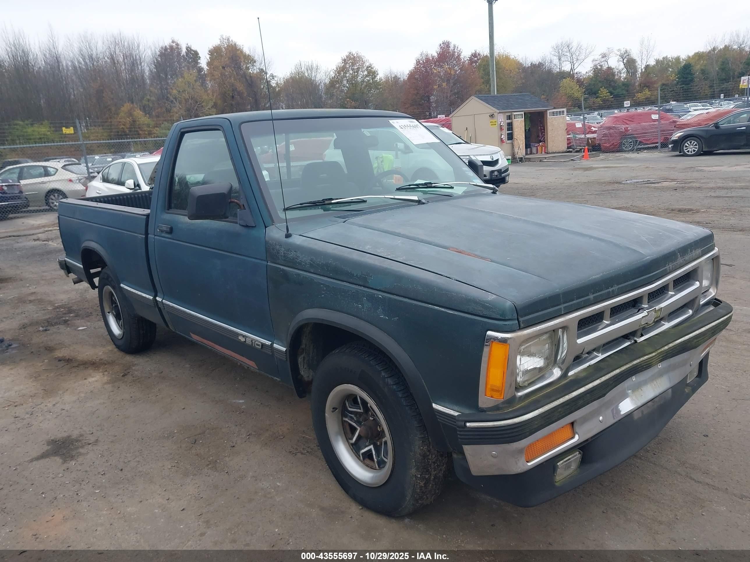 1993 Chevrolet S Truck S10 Green vin: 1GCCS14Z8P8147894
