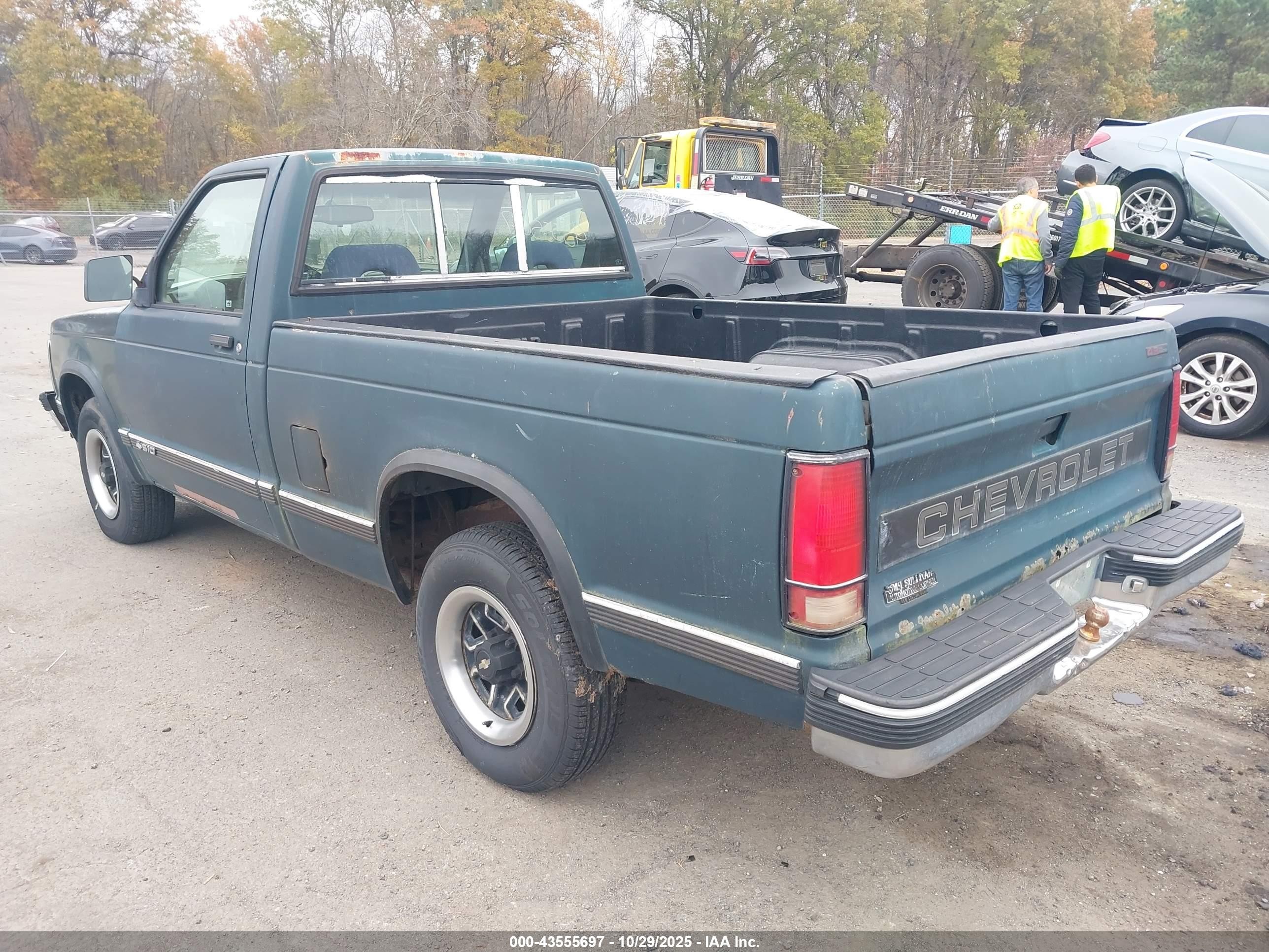 1993 Chevrolet S Truck S10 Green vin: 1GCCS14Z8P8147894