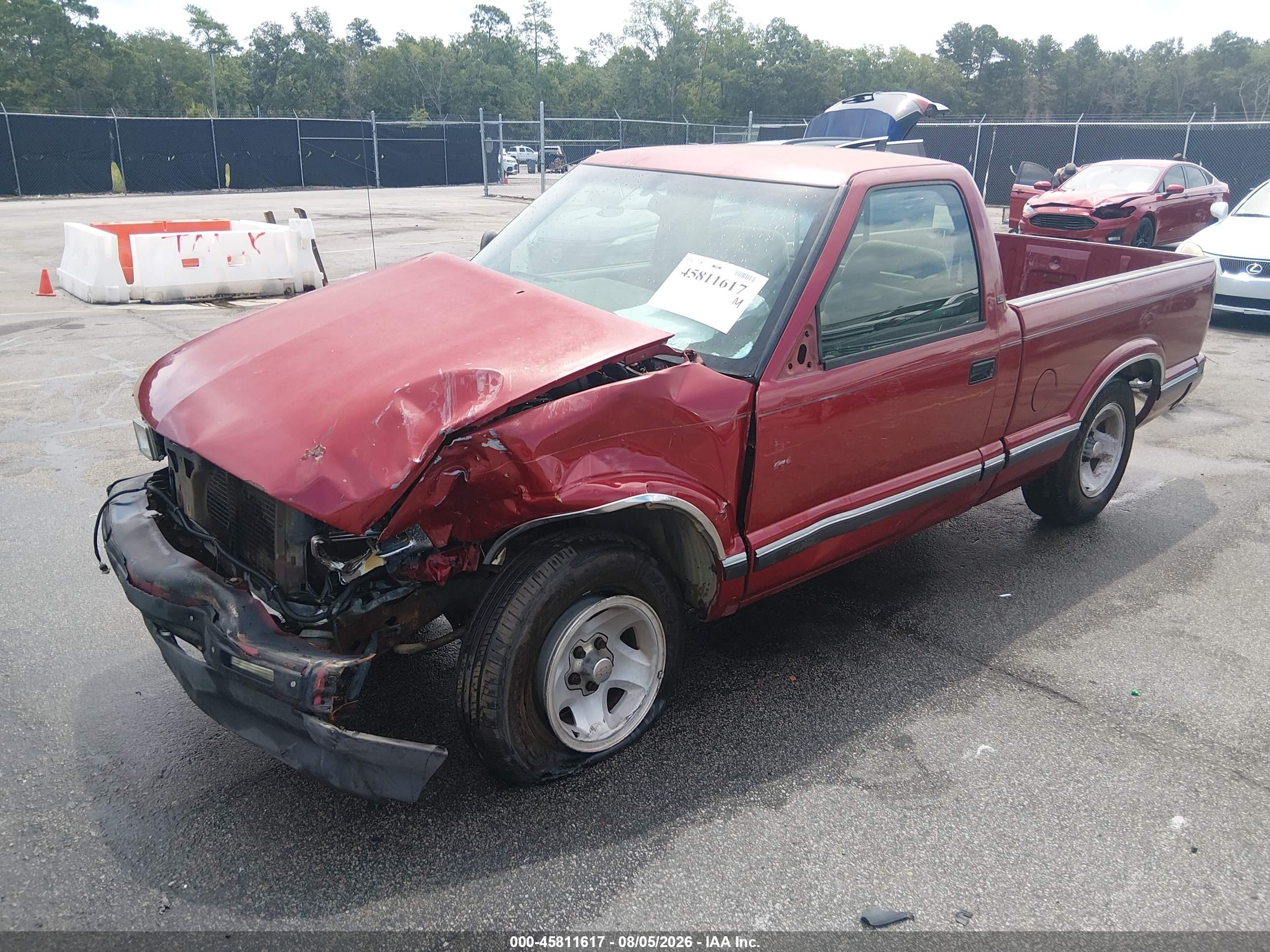 1994 Chevrolet S Truck S10 Красный vin: 1GCCS14Z8R8161622