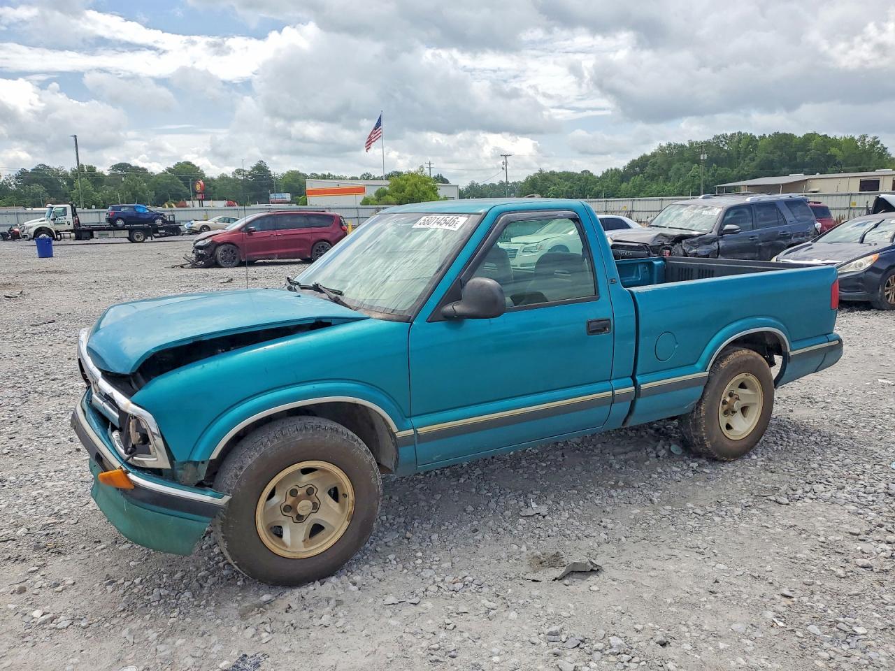 1995 Chevrolet S Truck S10 Green vin: 1GCCS14Z9S8224894