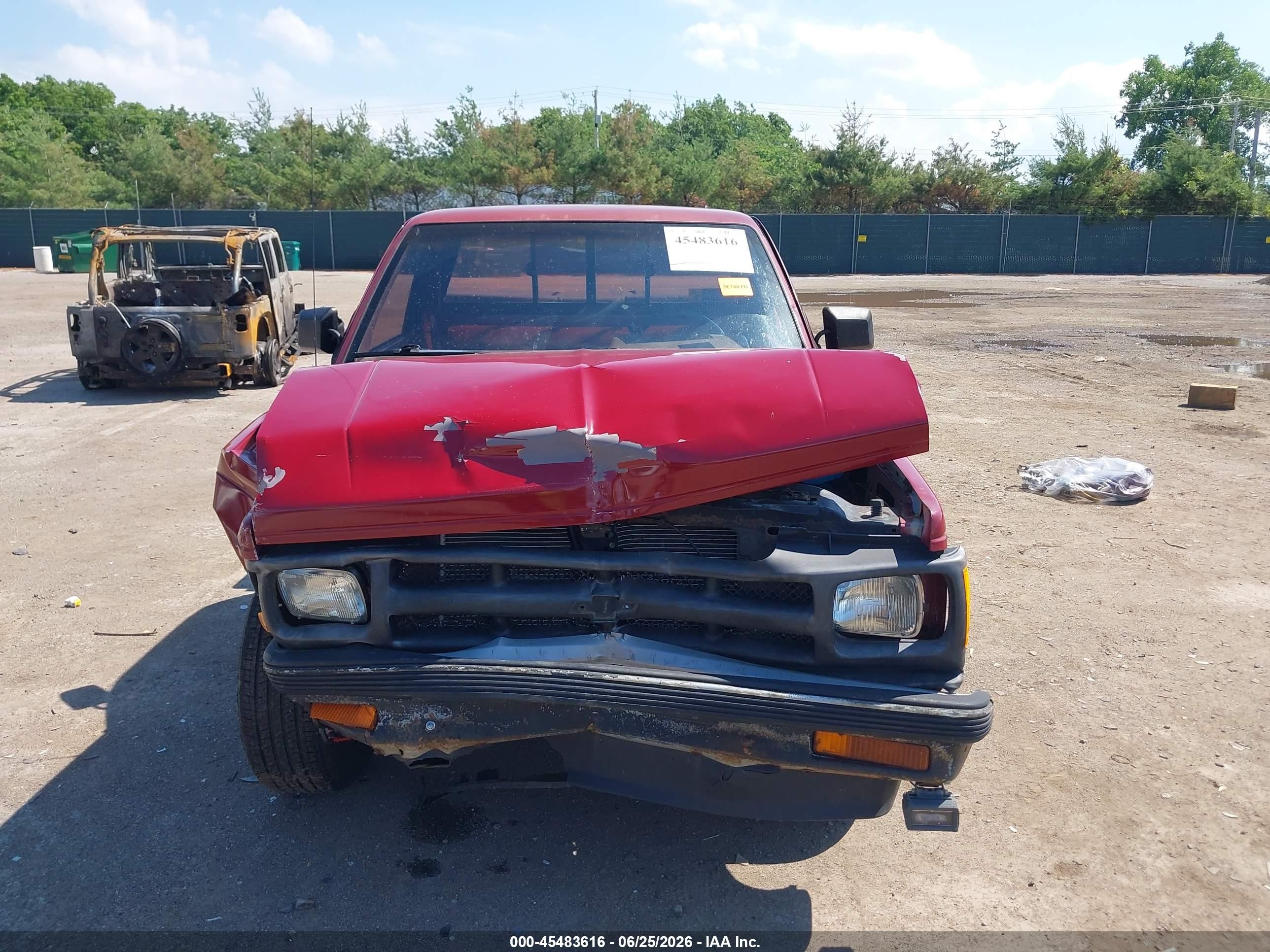 1991 Chevrolet S Truck S10 Red vin: 1GCCS14ZXM2115964