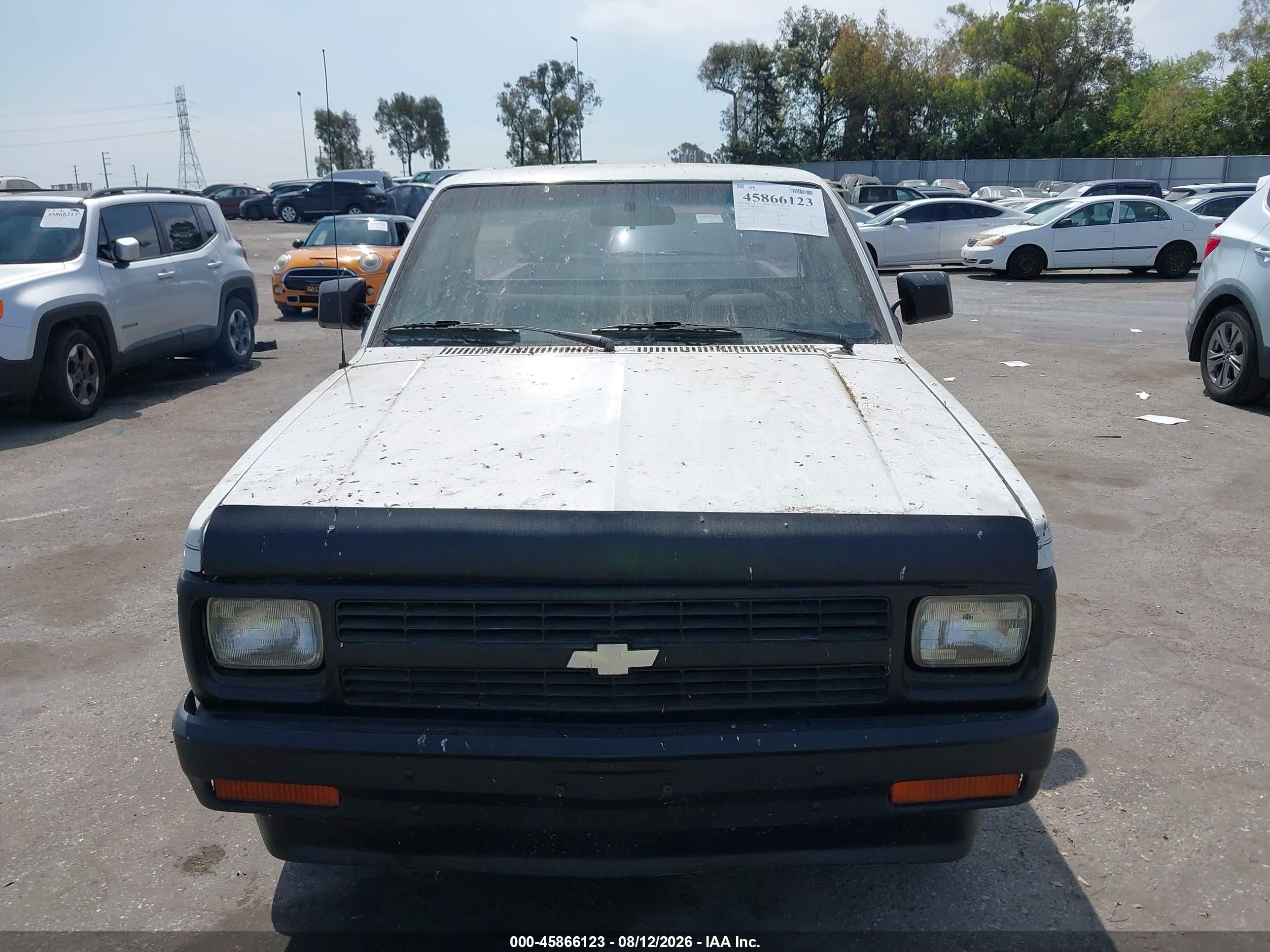 1991 Chevrolet S Truck S10 White vin: 1GCCS14ZXM8100717