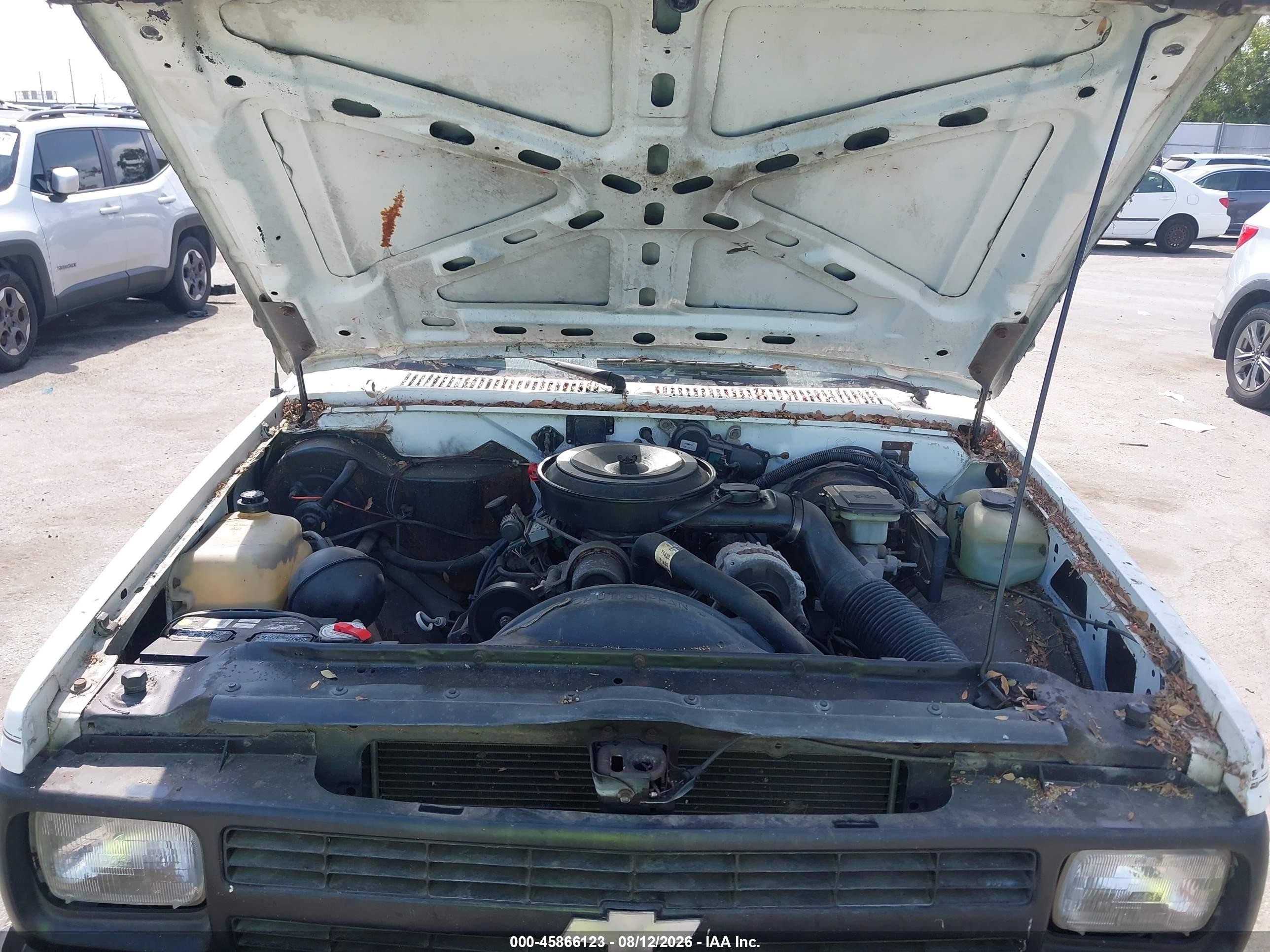1991 Chevrolet S Truck S10 White vin: 1GCCS14ZXM8100717