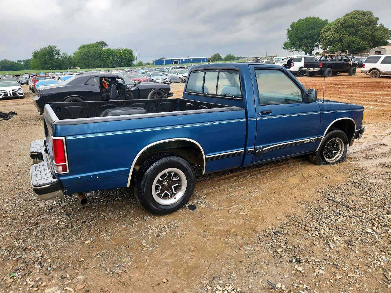 1992 Chevrolet S Truck S10 Blue vin: 1GCCS14ZXN8189187