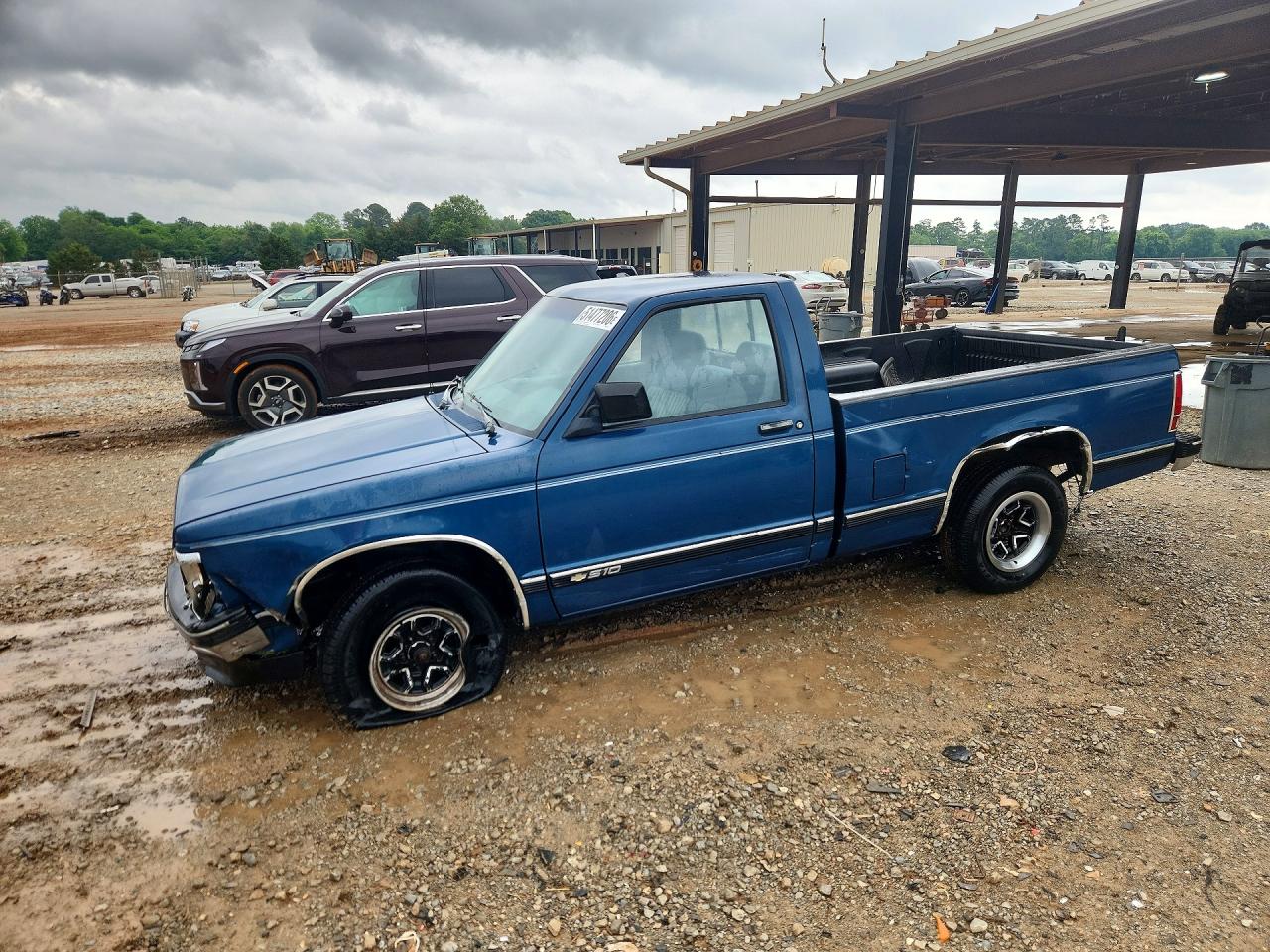1992 Chevrolet S Truck S10 Blue vin: 1GCCS14ZXN8189187