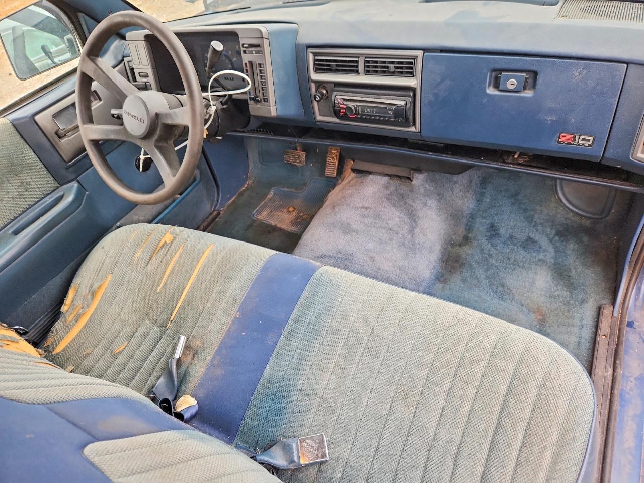 1992 Chevrolet S Truck S10 Blue vin: 1GCCS14ZXN8189187