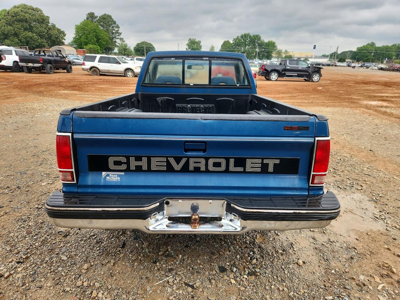 1992 Chevrolet S Truck S10 Blue vin: 1GCCS14ZXN8189187
