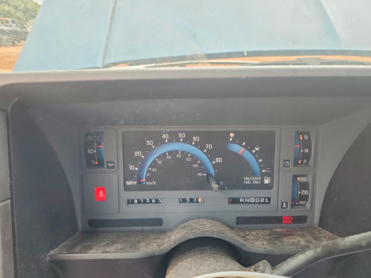 1992 Chevrolet S Truck S10 Blue vin: 1GCCS14ZXN8189187