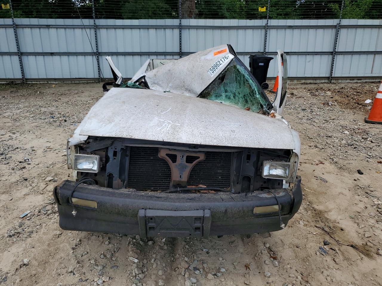 1995 Chevrolet S Truck S10 White vin: 1GCCS14ZXS8208087