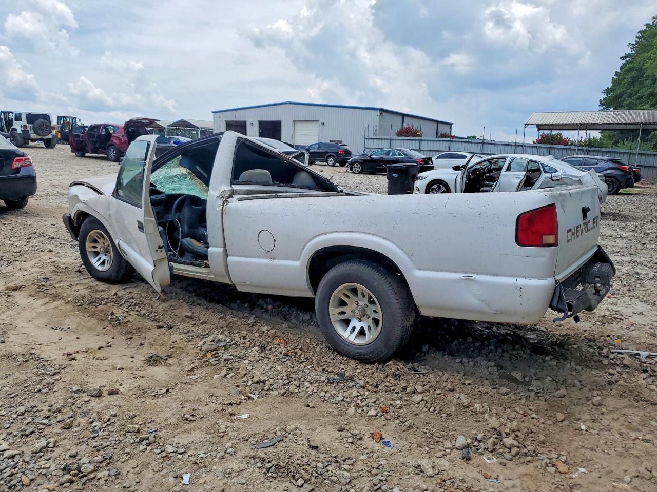 1995 Chevrolet S Truck S10 White vin: 1GCCS14ZXS8208087