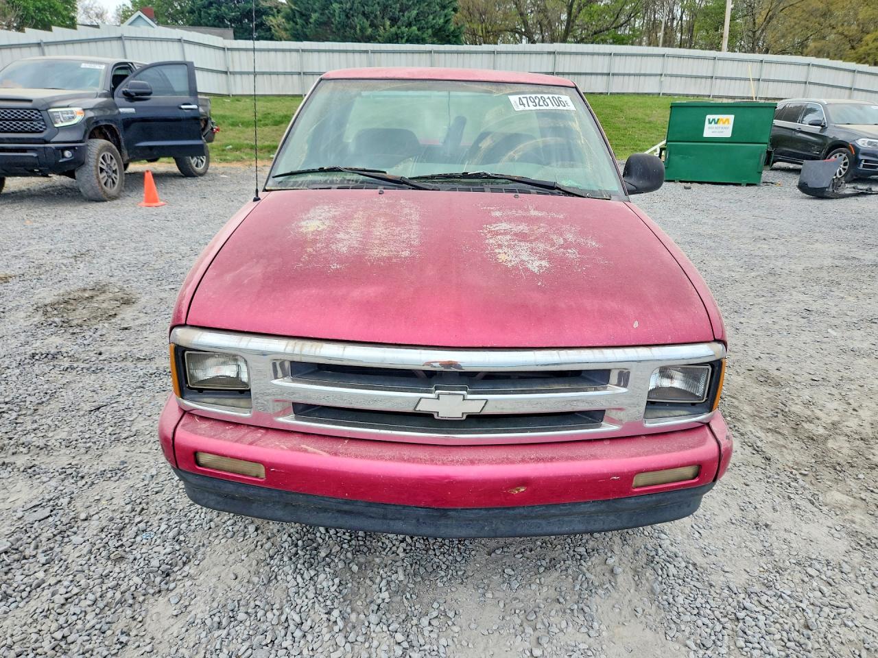 1995 Chevrolet S Truck S10 Pink vin: 1GCCS1940S8218978