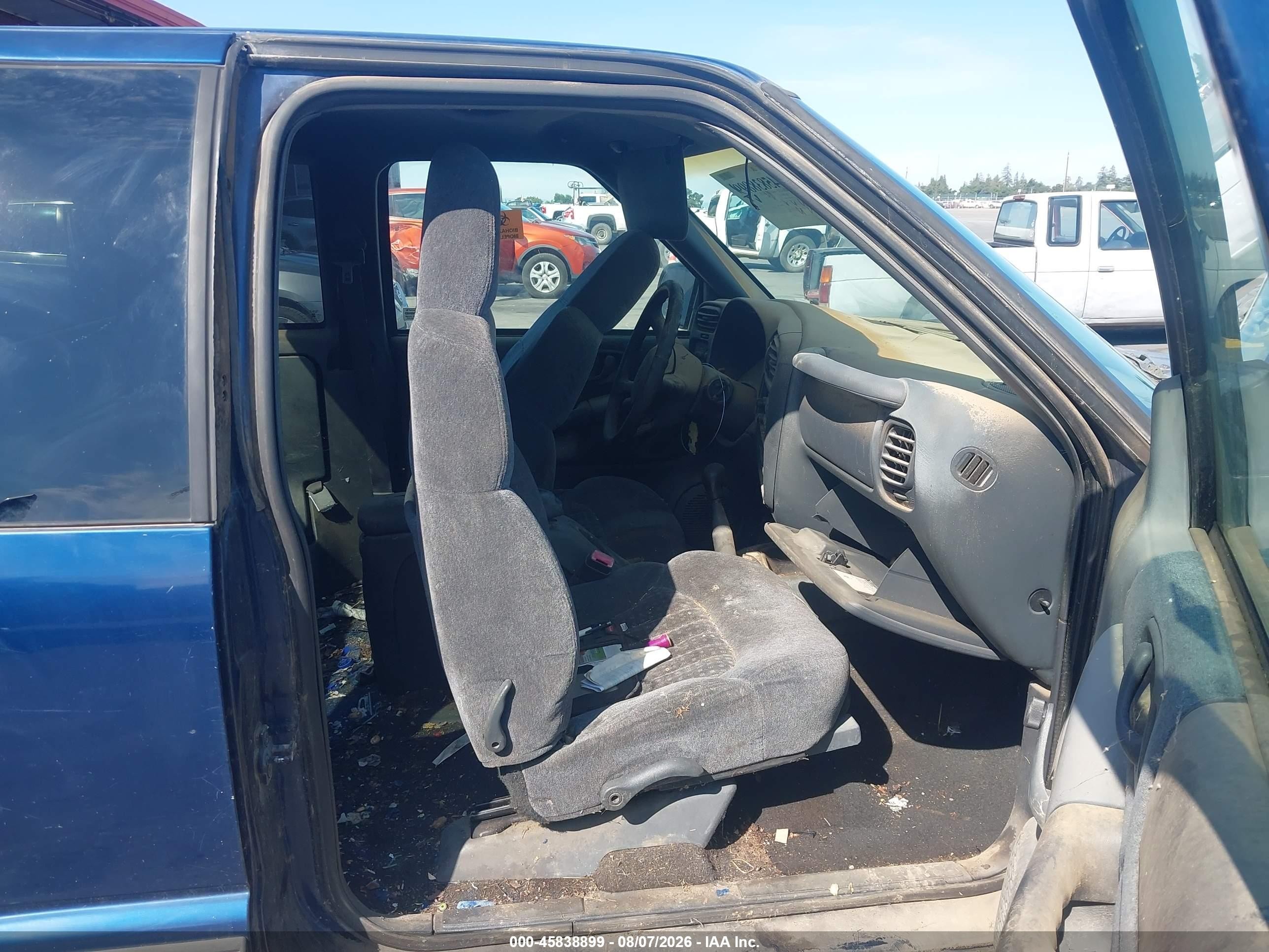 1999 Chevrolet S-10 Ls Blue vin: 1GCCS1941X8132540