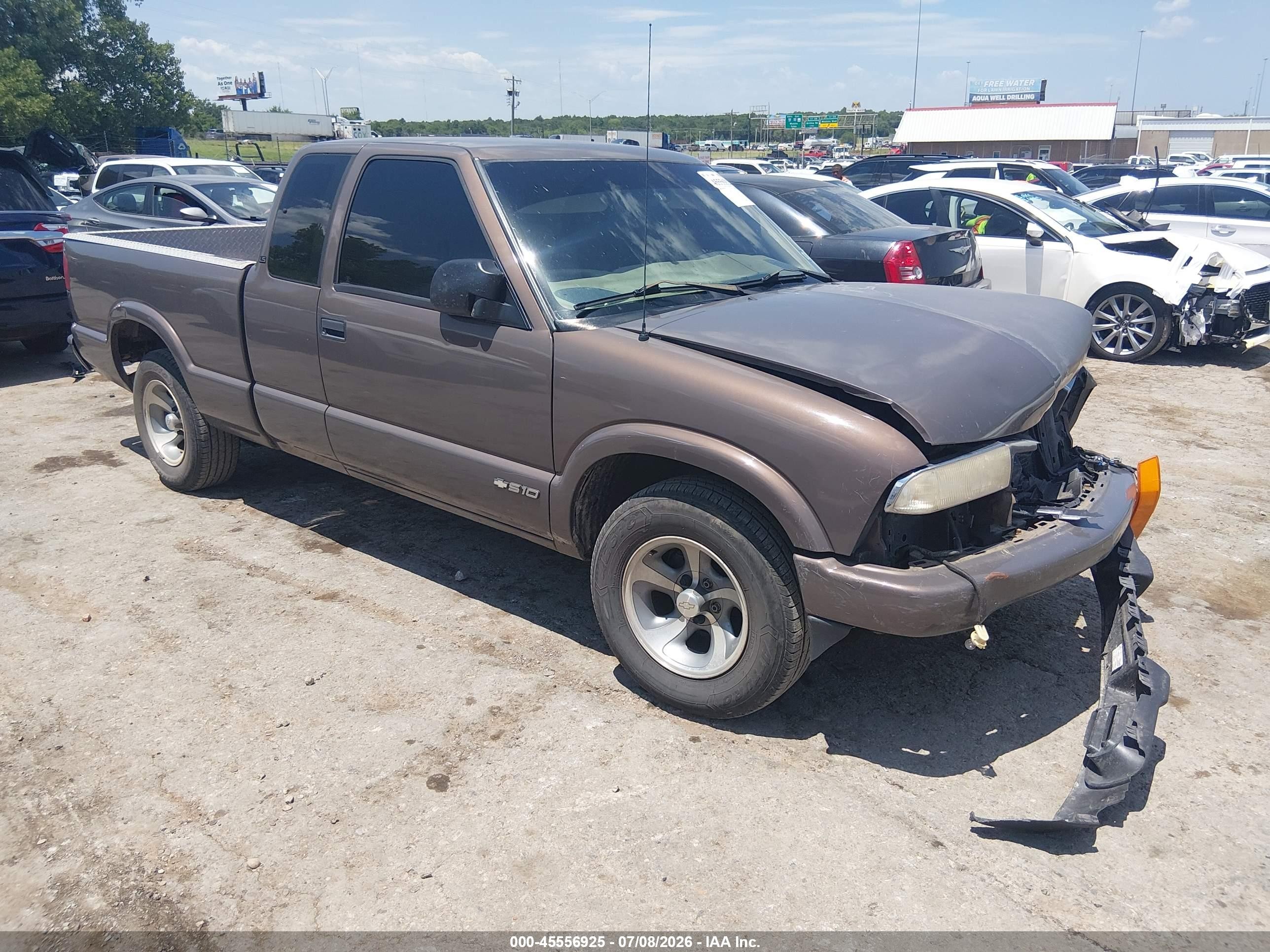 1999 Chevrolet S-10 Ls Brown vin: 1GCCS1941XK187010