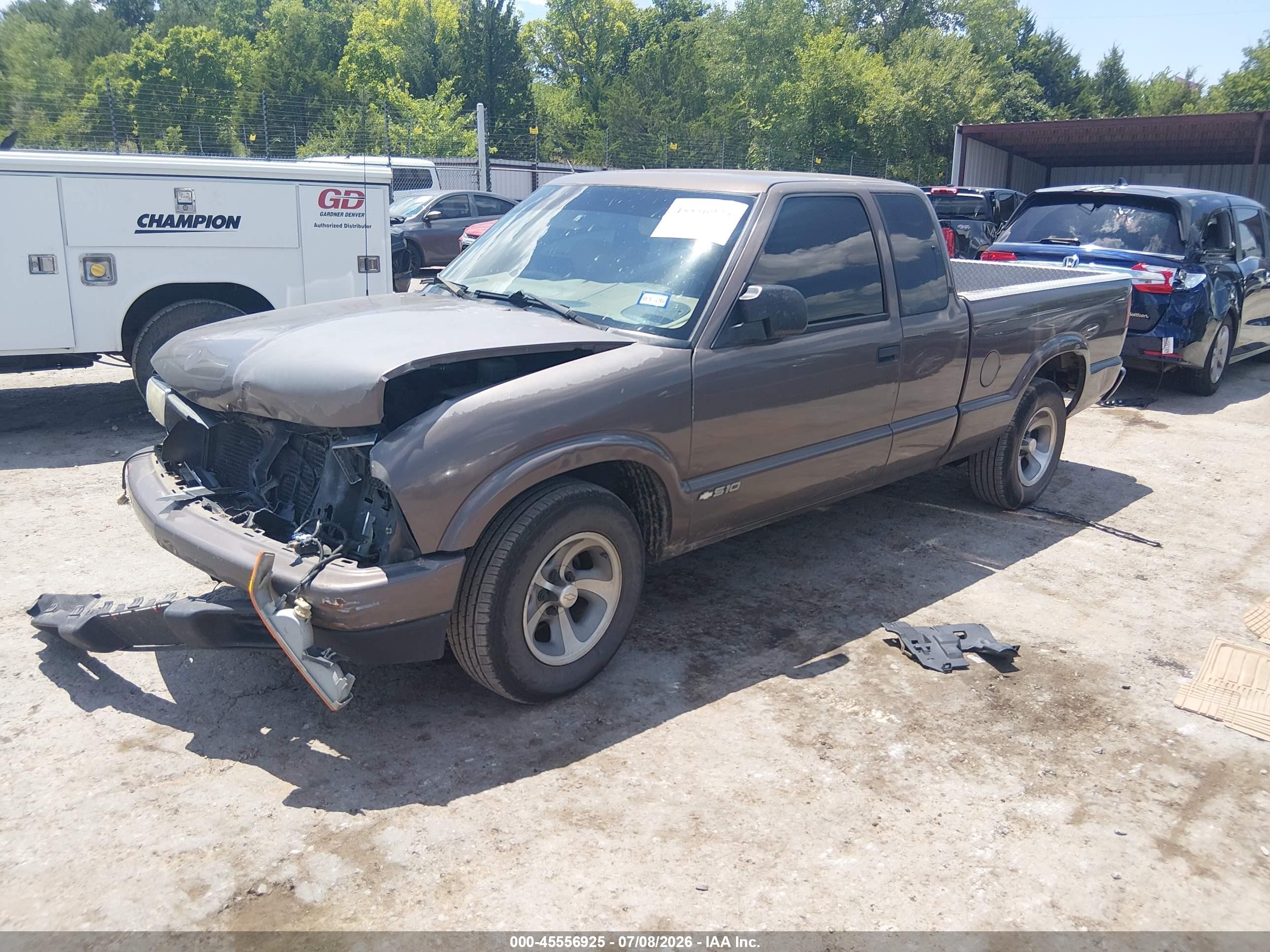 1999 Chevrolet S-10 Ls Brown vin: 1GCCS1941XK187010