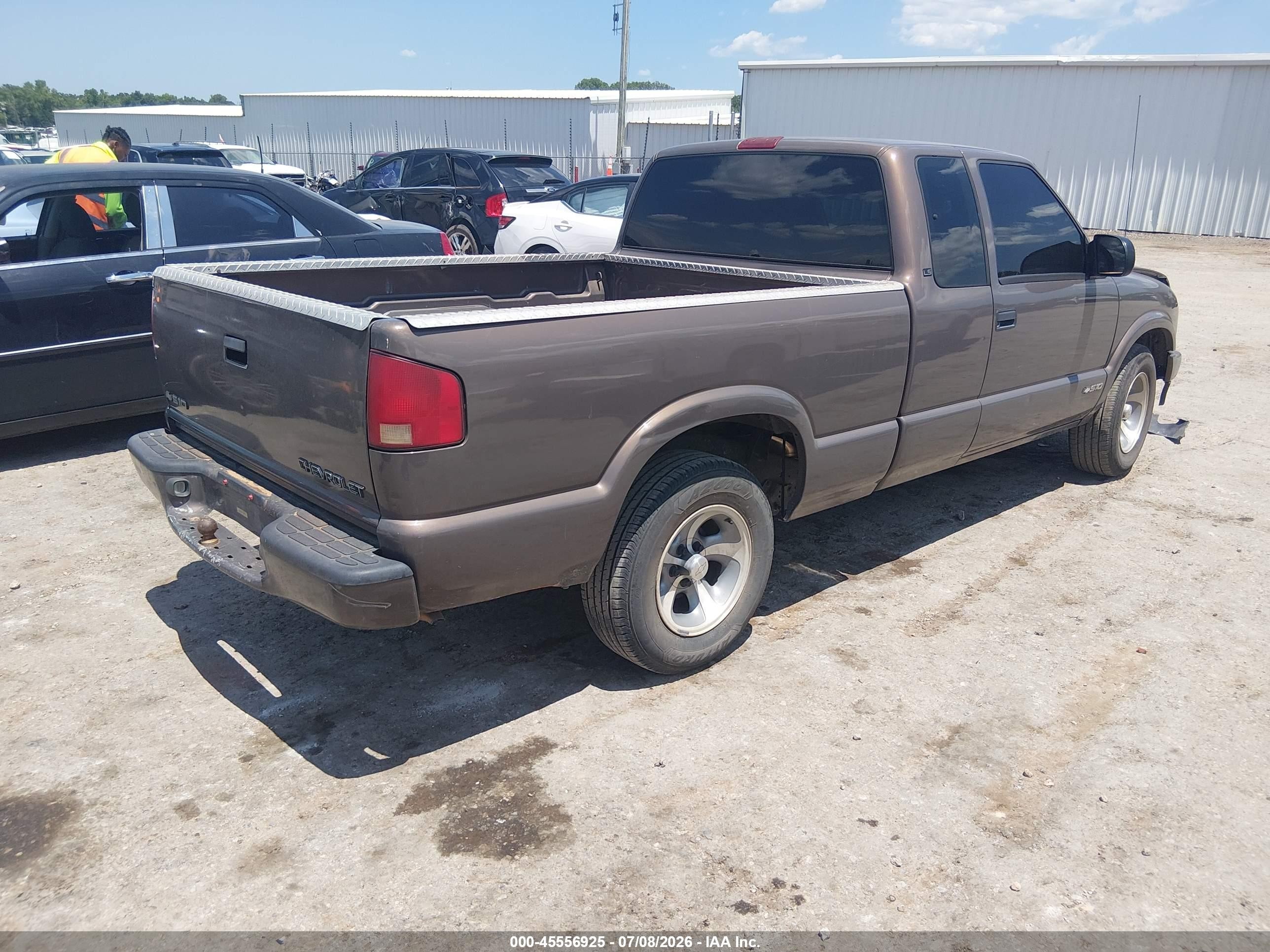 1999 Chevrolet S-10 Ls Brown vin: 1GCCS1941XK187010