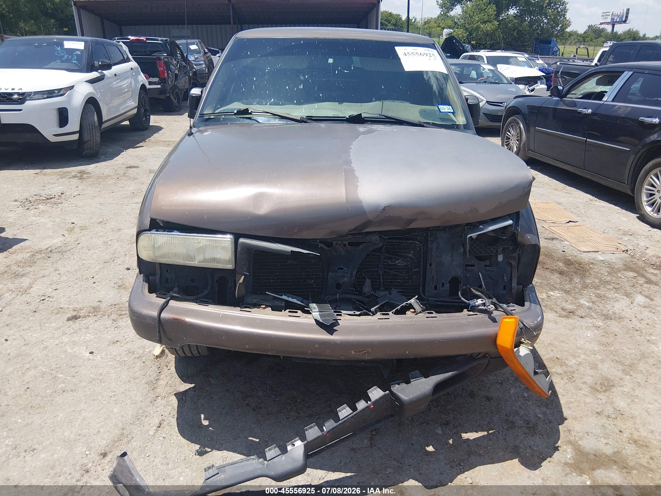 1999 Chevrolet S-10 Ls Brown vin: 1GCCS1941XK187010
