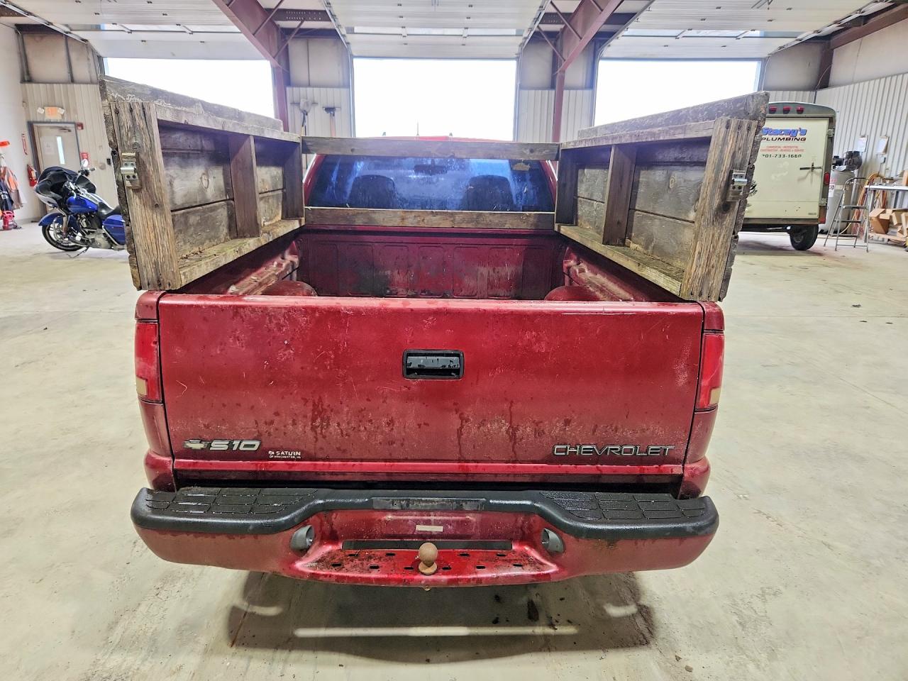 1998 Chevrolet S Truck S10 Burgundy vin: 1GCCS1942WK259377